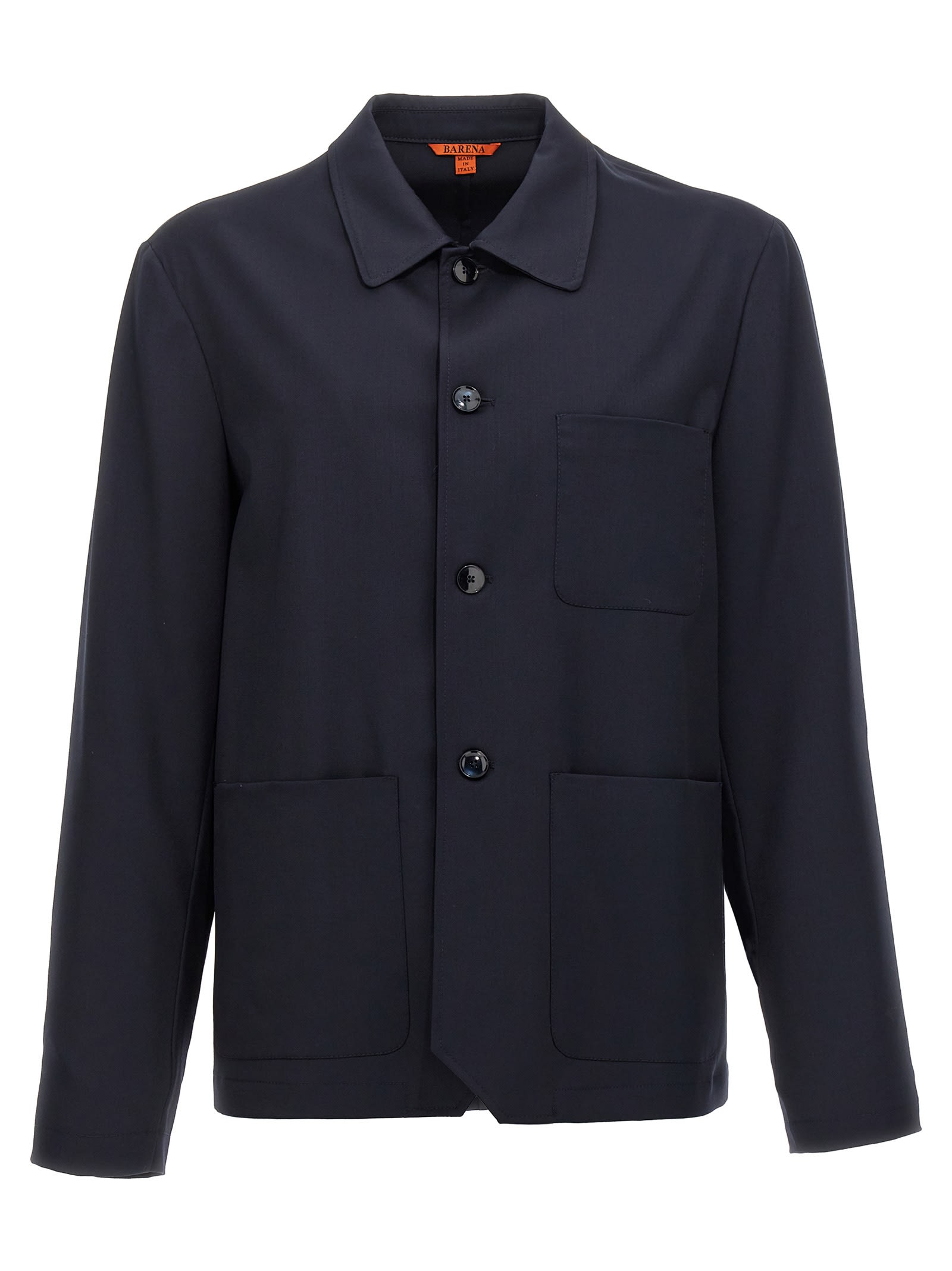 Shop Barena Venezia Visal Overshirt In Blue