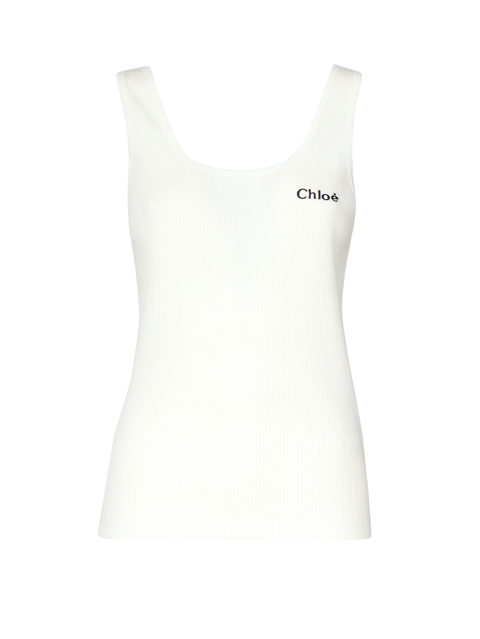 CHLOÉ TANK TOP WITH LOGO