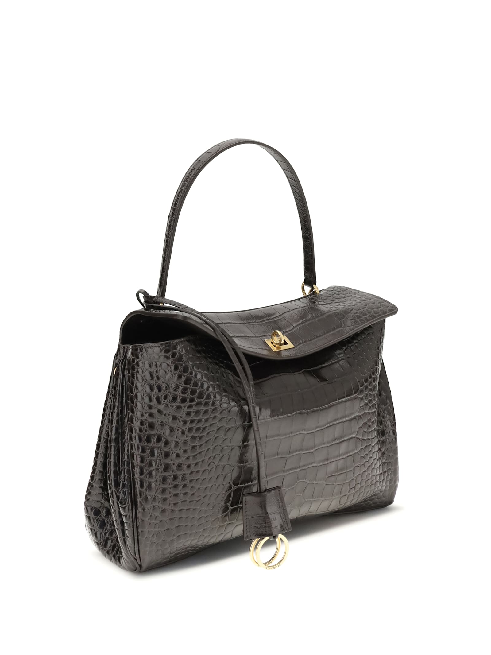 Balenciaga Women Rodeo Medium Handbag In Brown