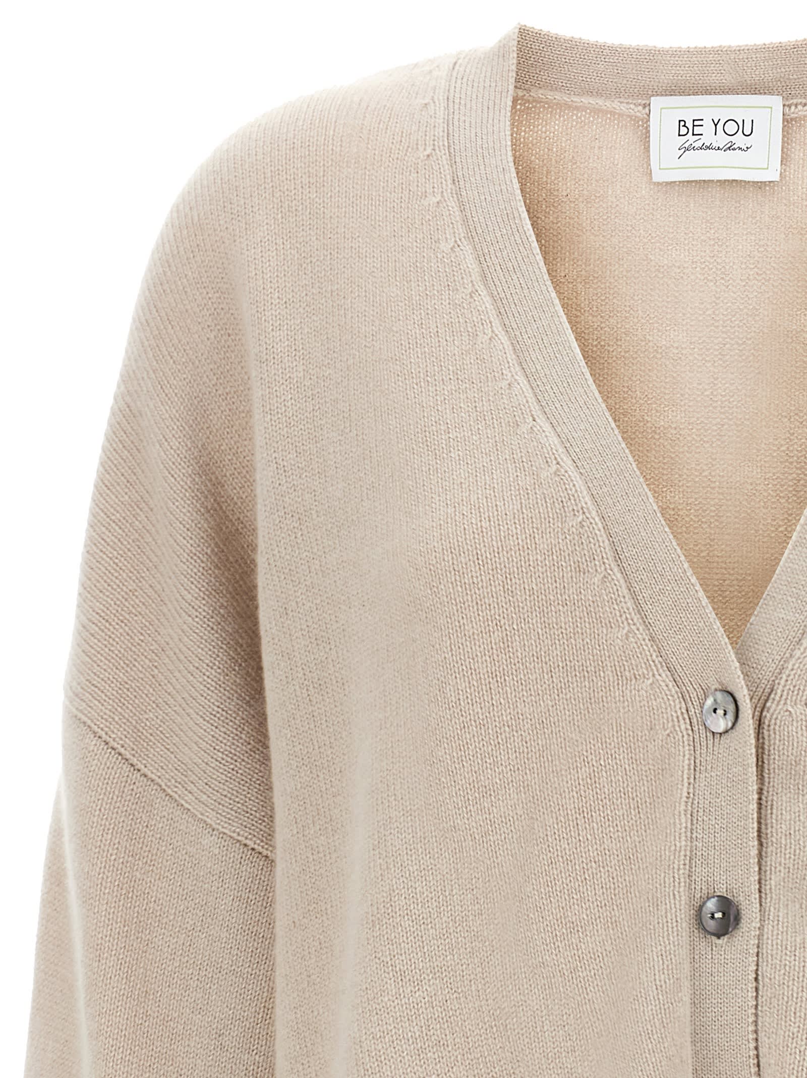 Shop Be You Lady 38 Cardigan In Beige