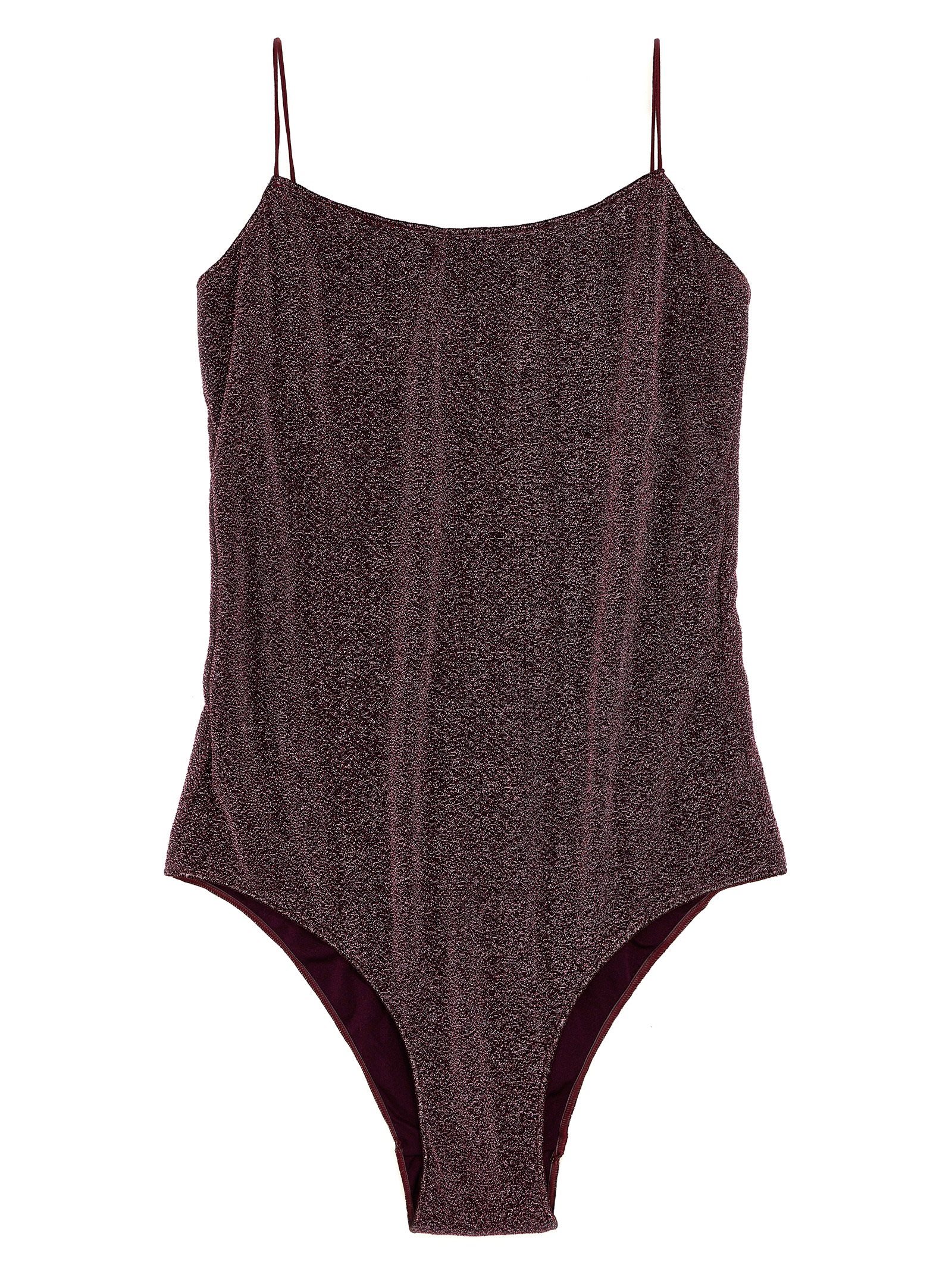 Shop Oseree Lumiere Maillot One-piece Swimsuit In Purple