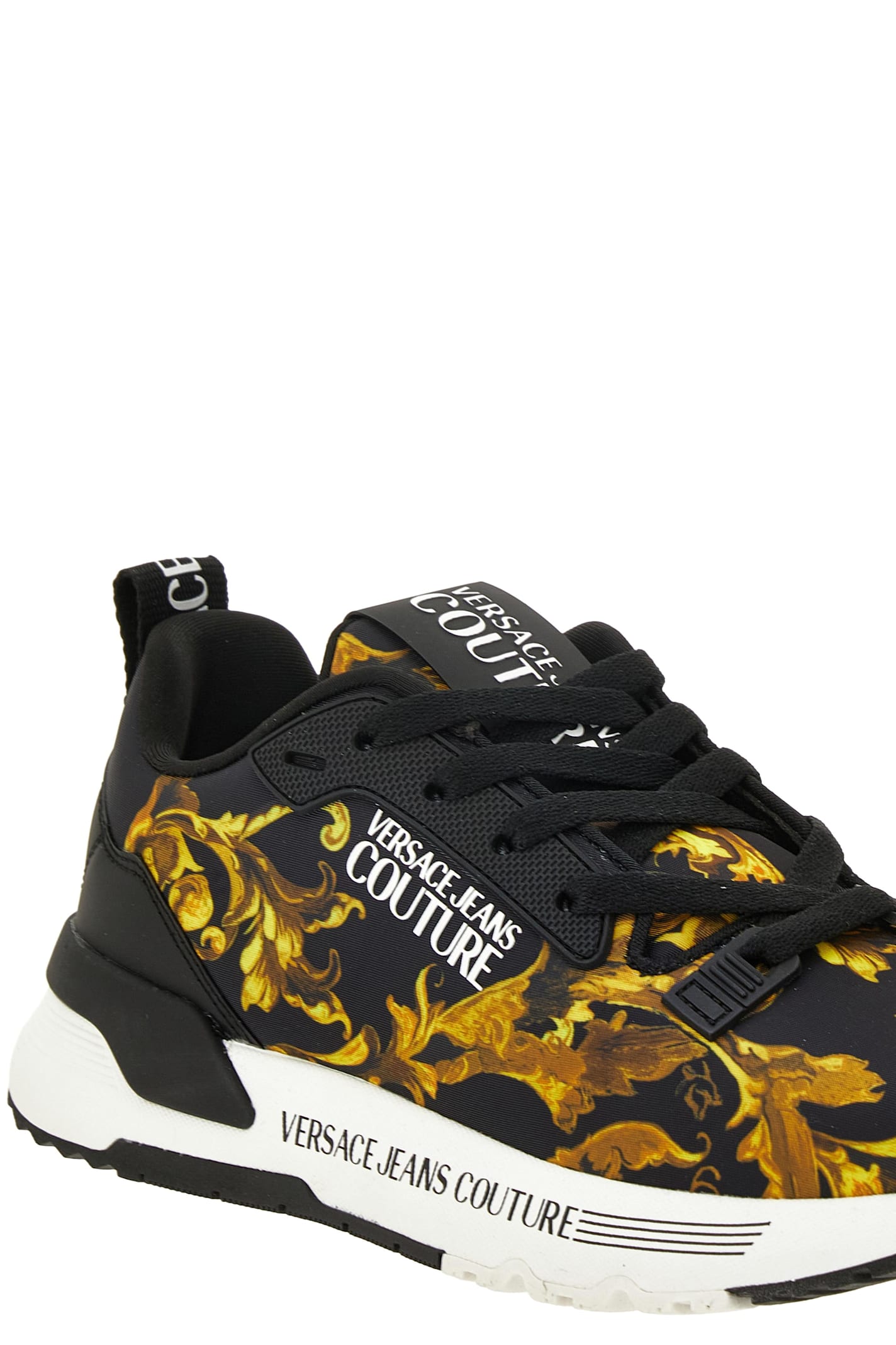 Versace Jeans Couture Sneakers In Black