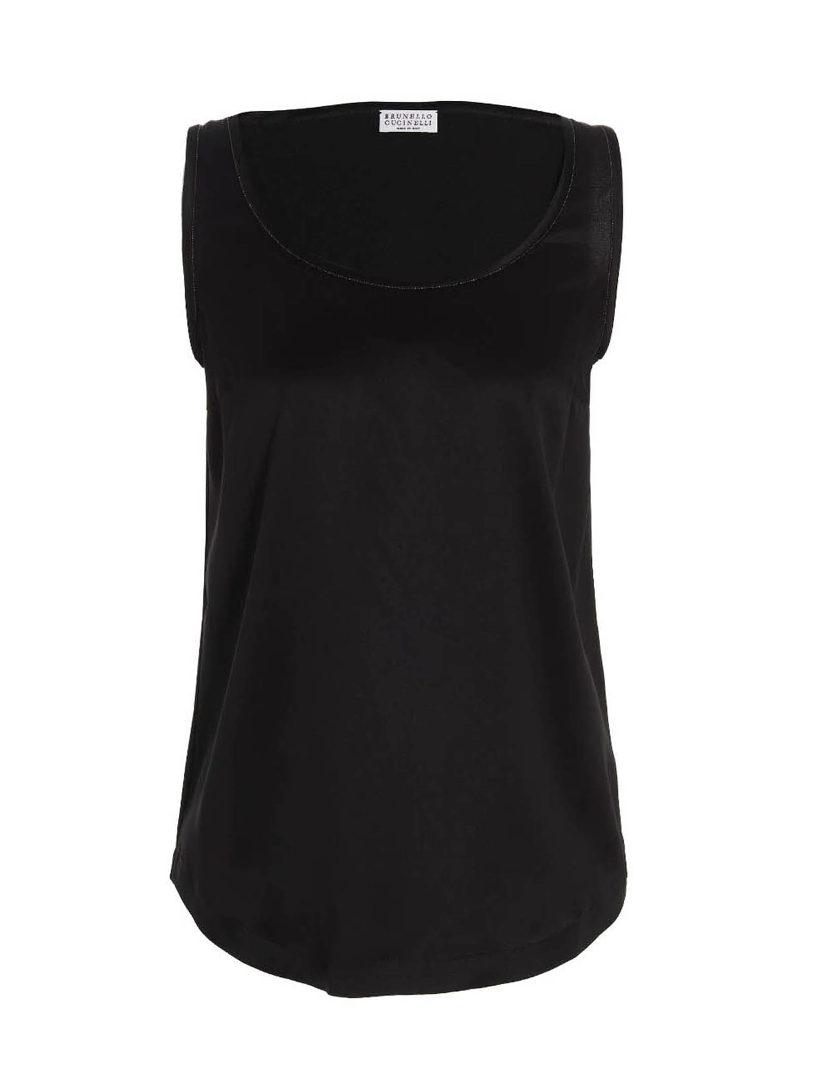 Brunello Cucinelli Women's Tank Top In Black