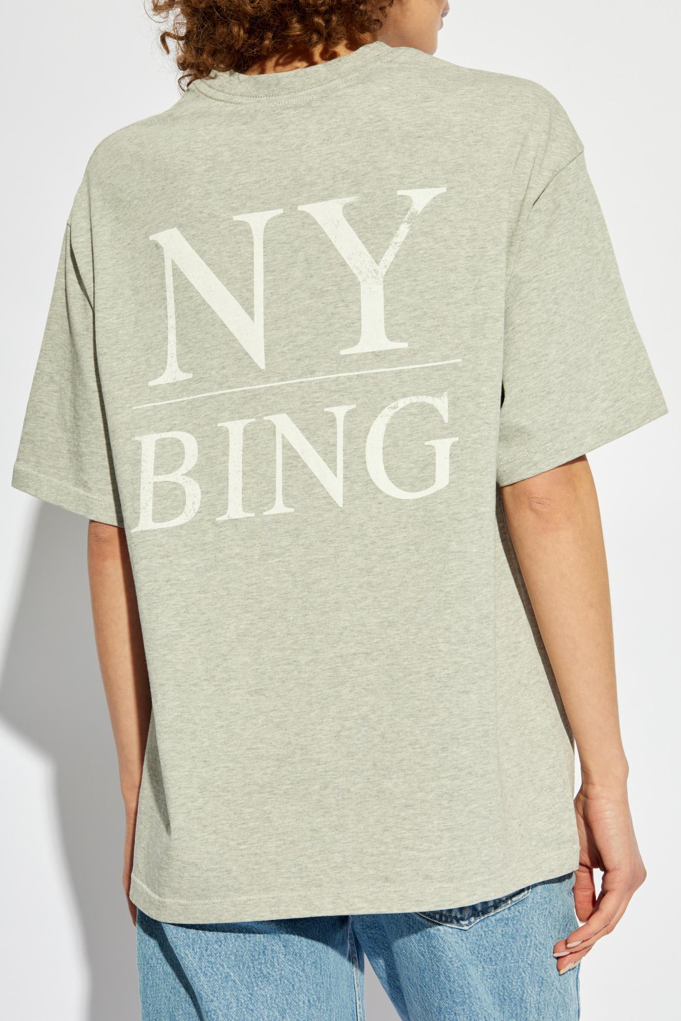ANINE BING T-SHIRT WITH PRINT