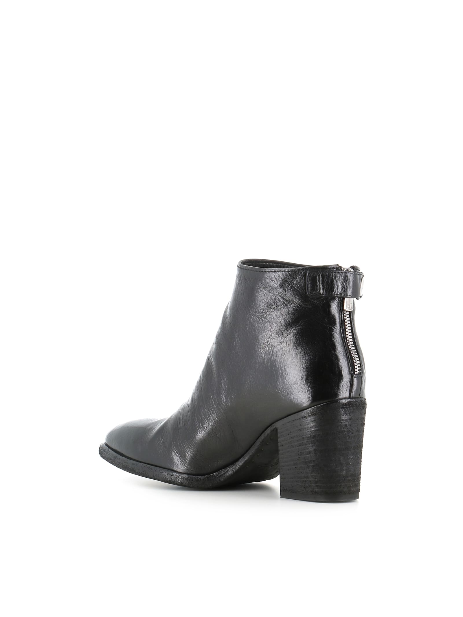 Officine Creative Zip-fastening Block-heel Boots In Black