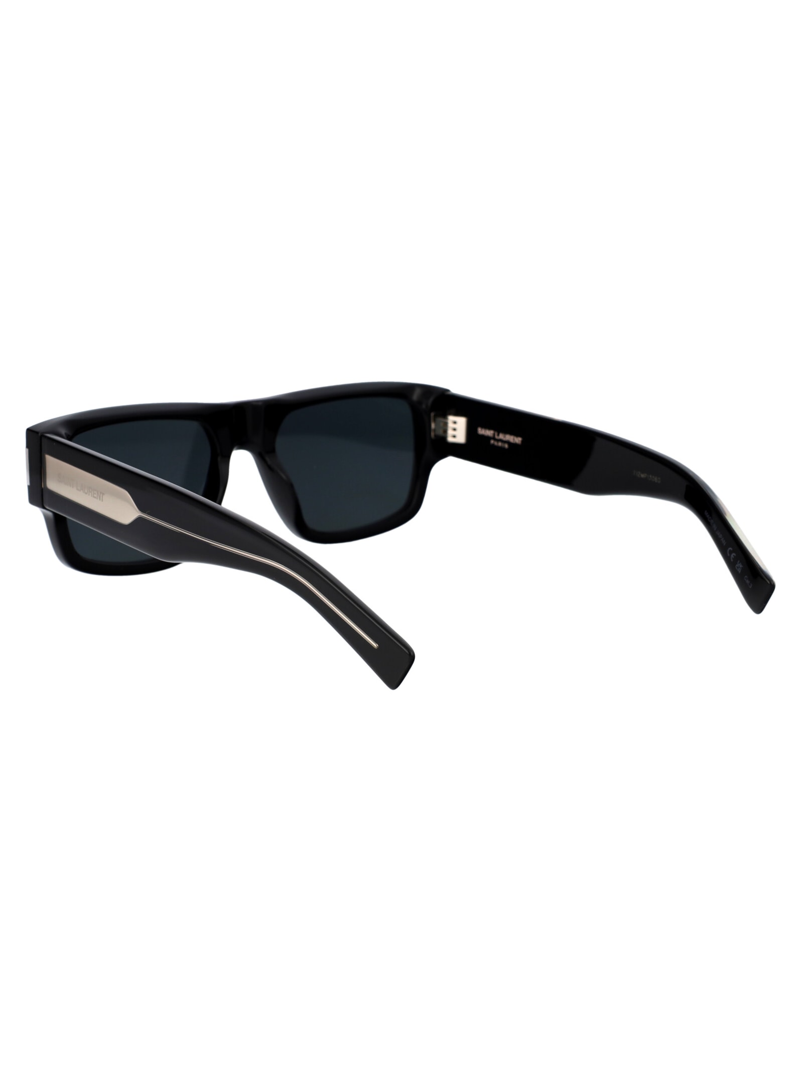 Saint Laurent Square-frame Acetate Sunglasses In Black