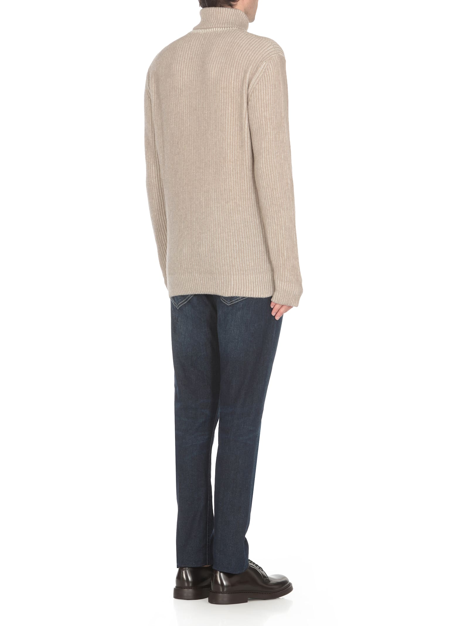 Shop Tagliatore Brixen Sweater In Beige