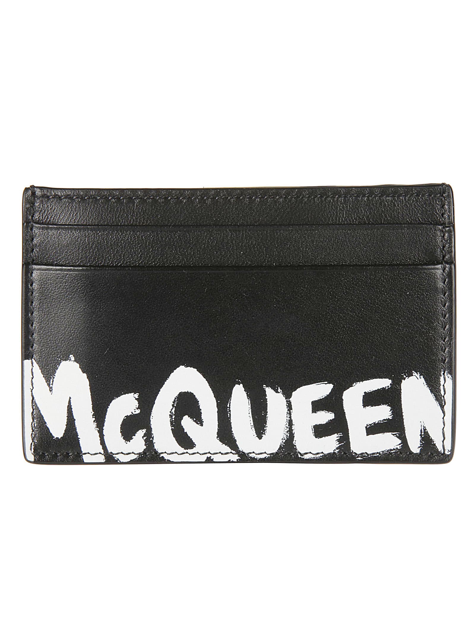Alexander McQueen Logo Painted Card Holder