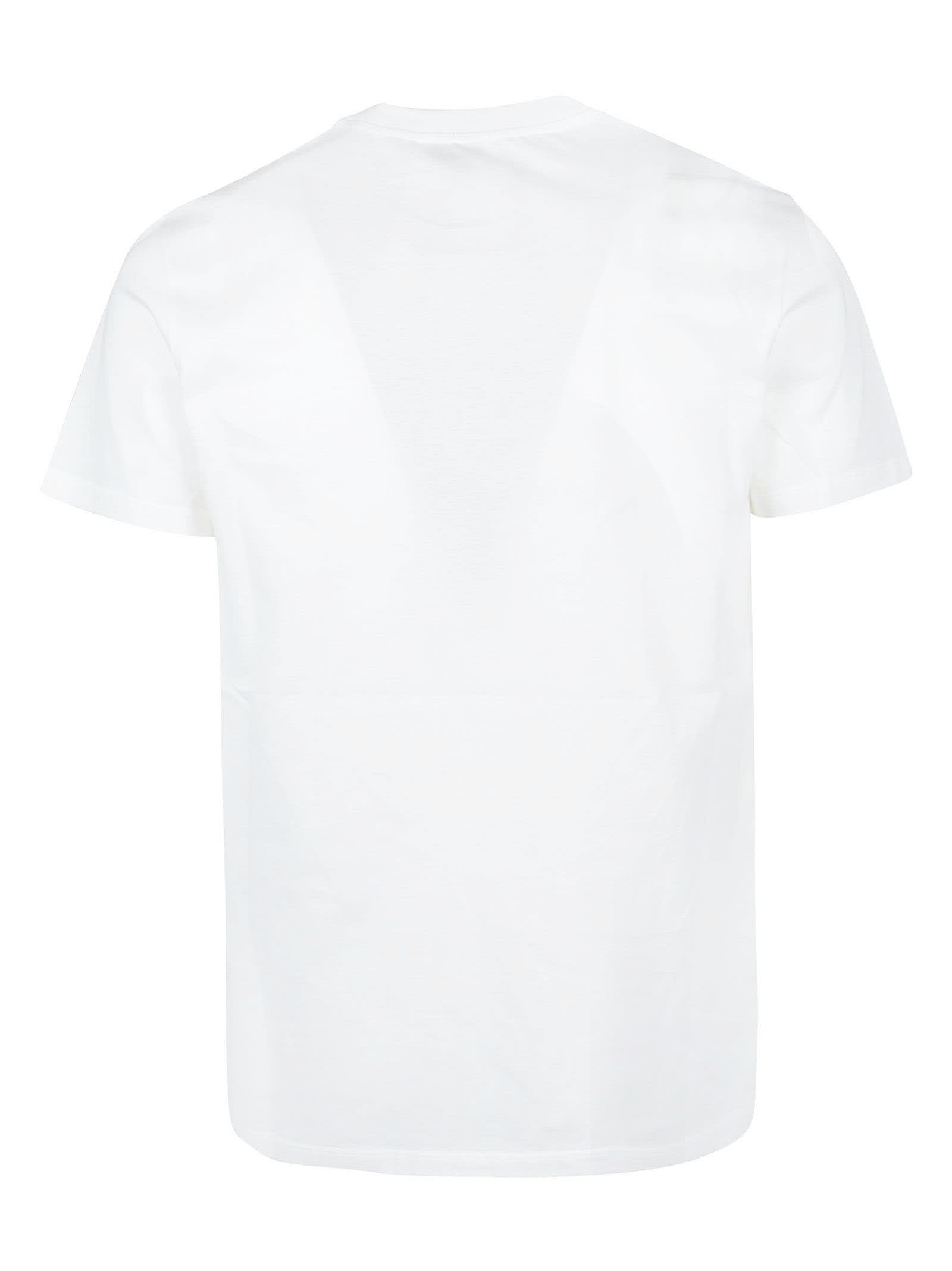 Shop Ballantyne Basic T-shirt In Optical White