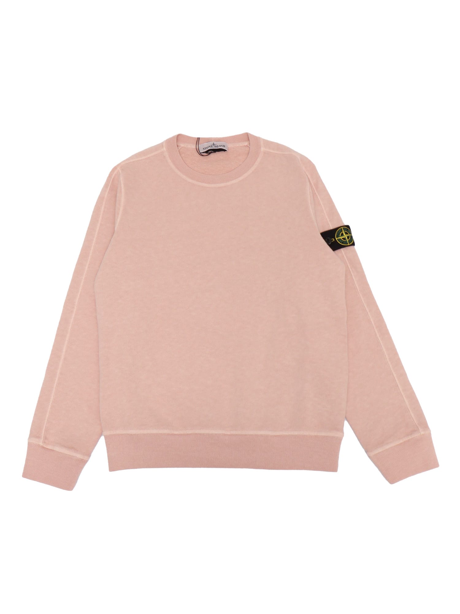 Stone Island Sweatshirt In Pink