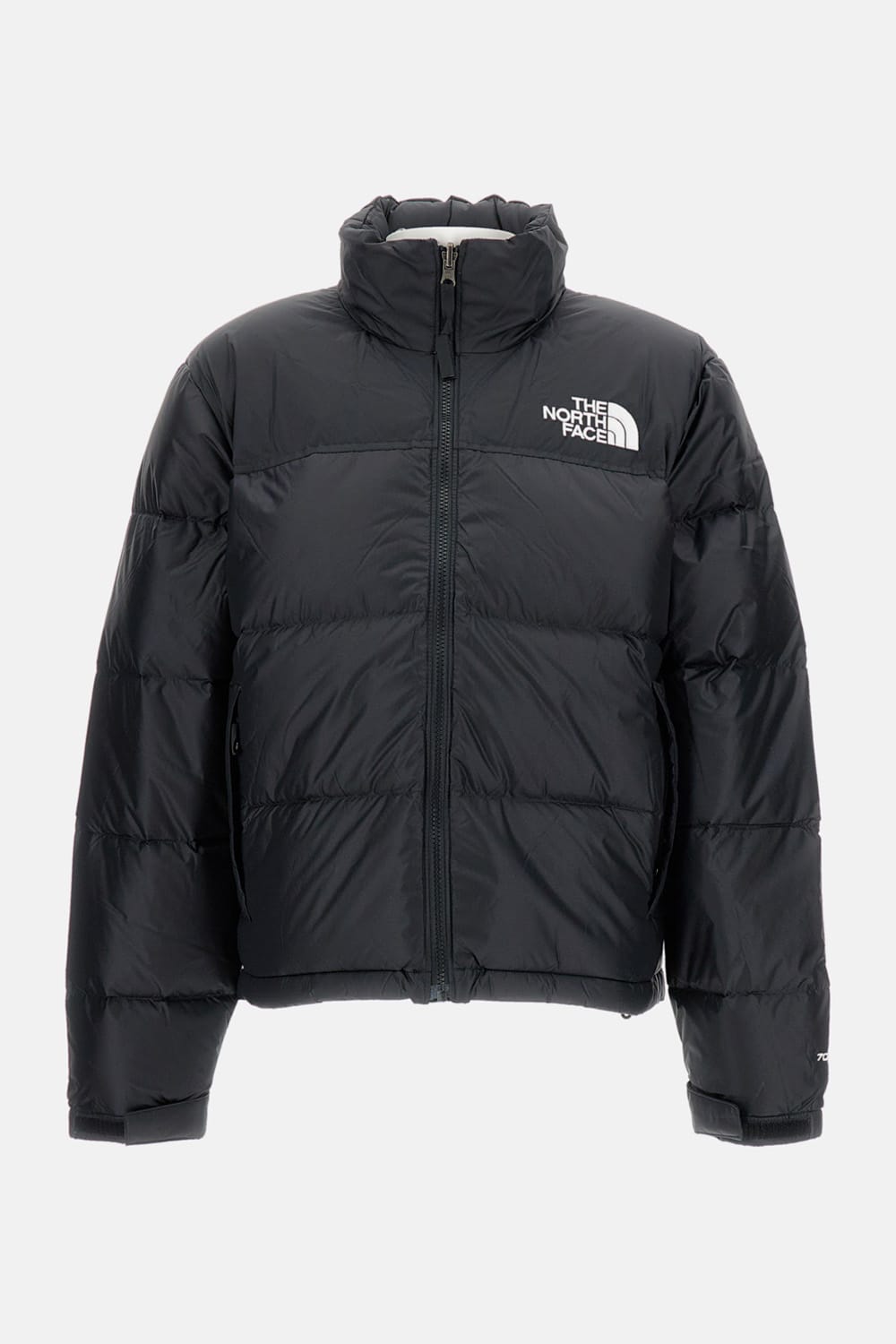 The North Face Ripstop Nylon Nuptse Cropped Down Jacket In Black