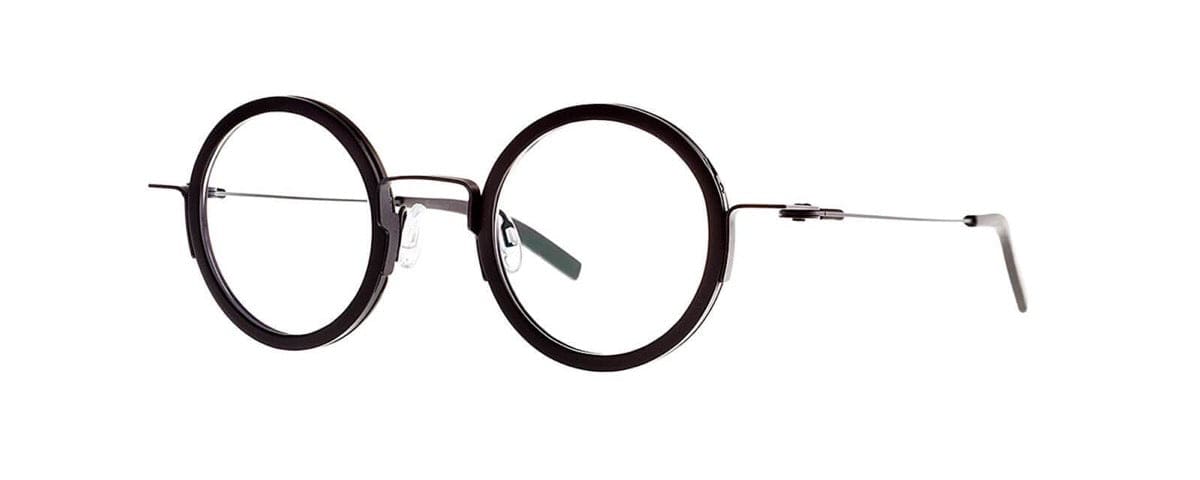 Shop Theo Eyewear Stoemp 2 Glasses In Black