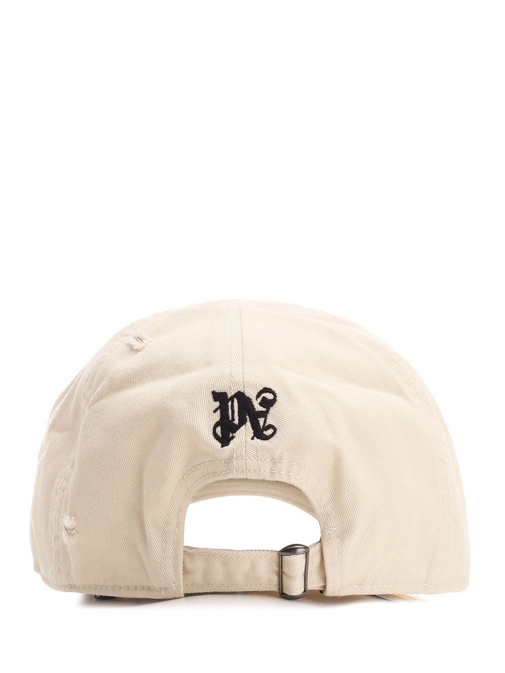 Shop Palm Angels Monogram Logo Hat In White