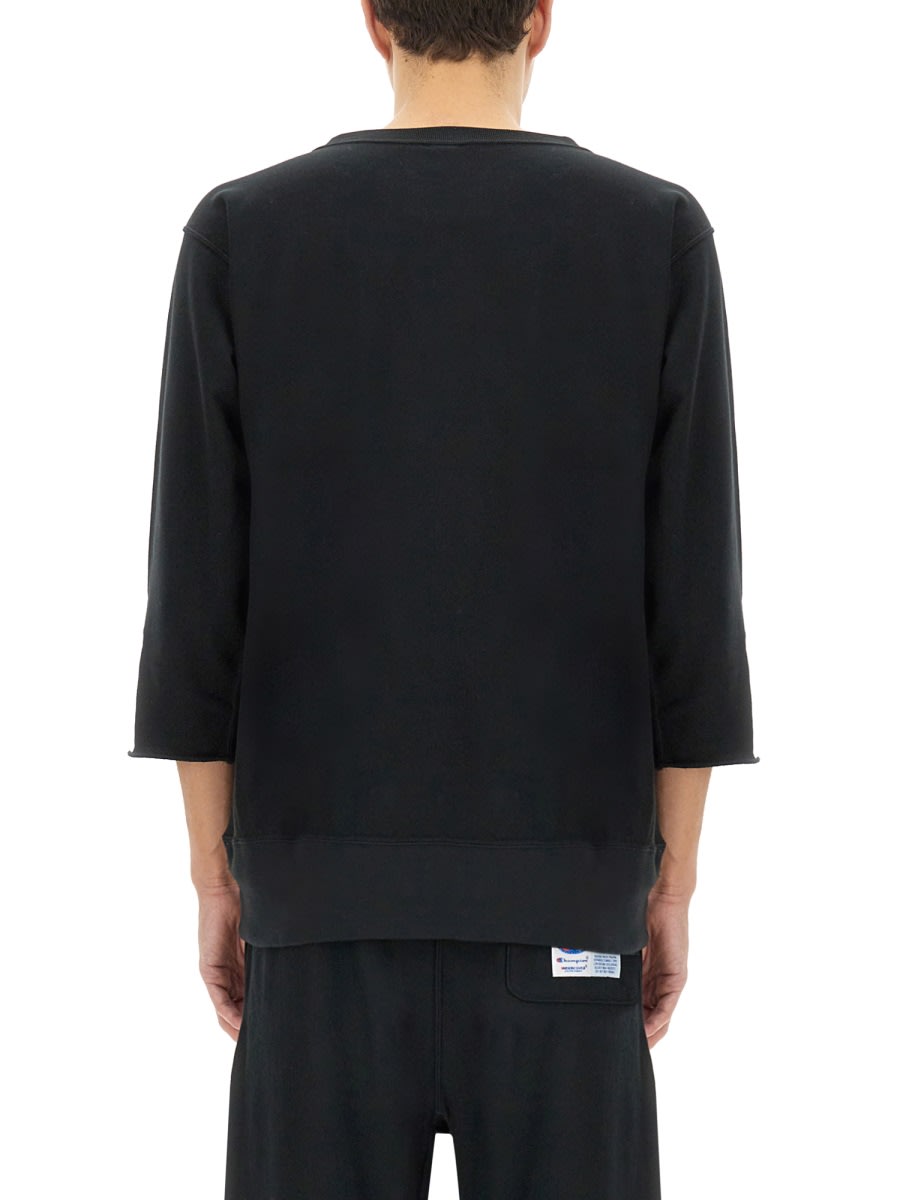 Shop Undercover Champion X T-shirt In Black