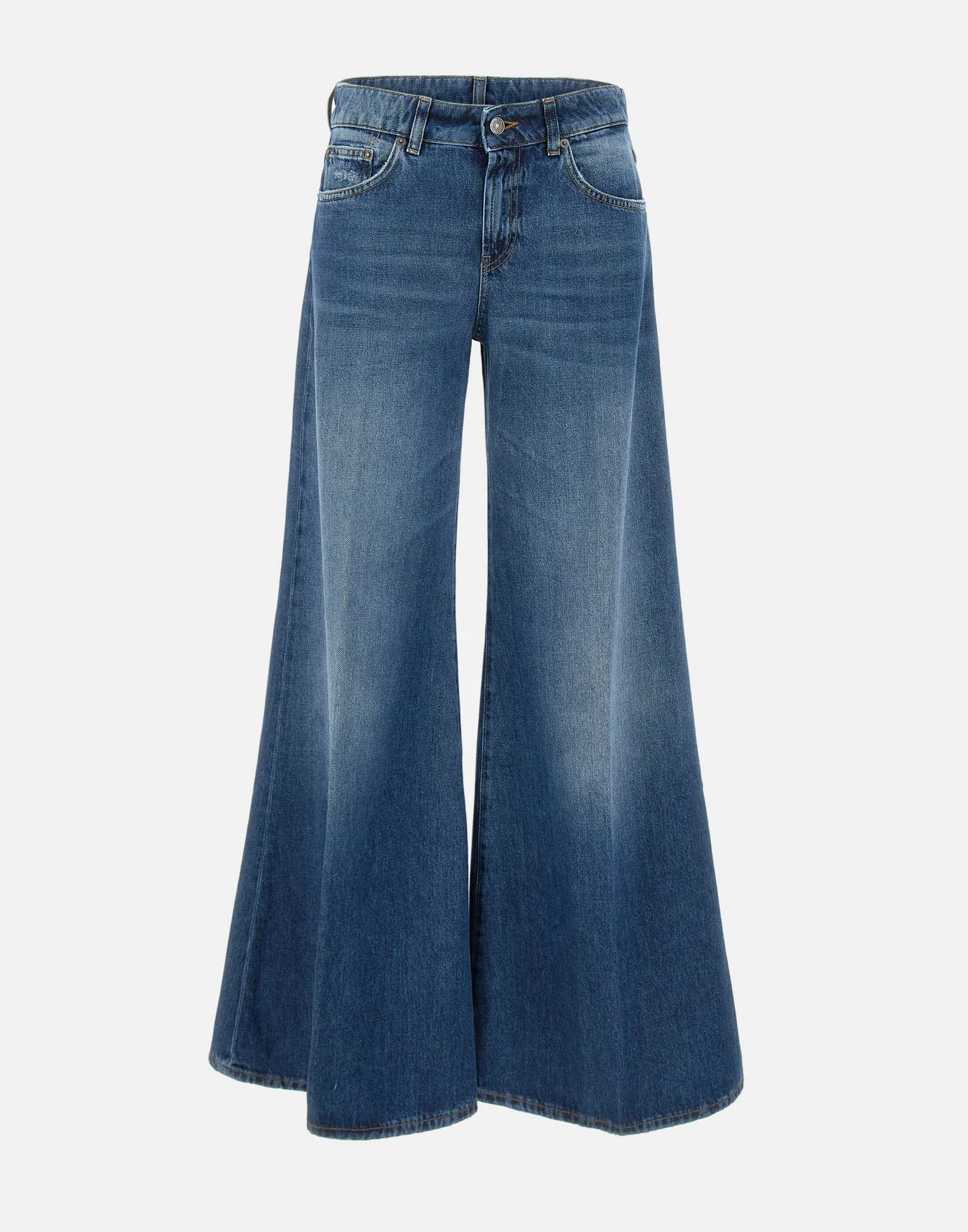 Dondup Pantalone In Denim Marlen In Blue