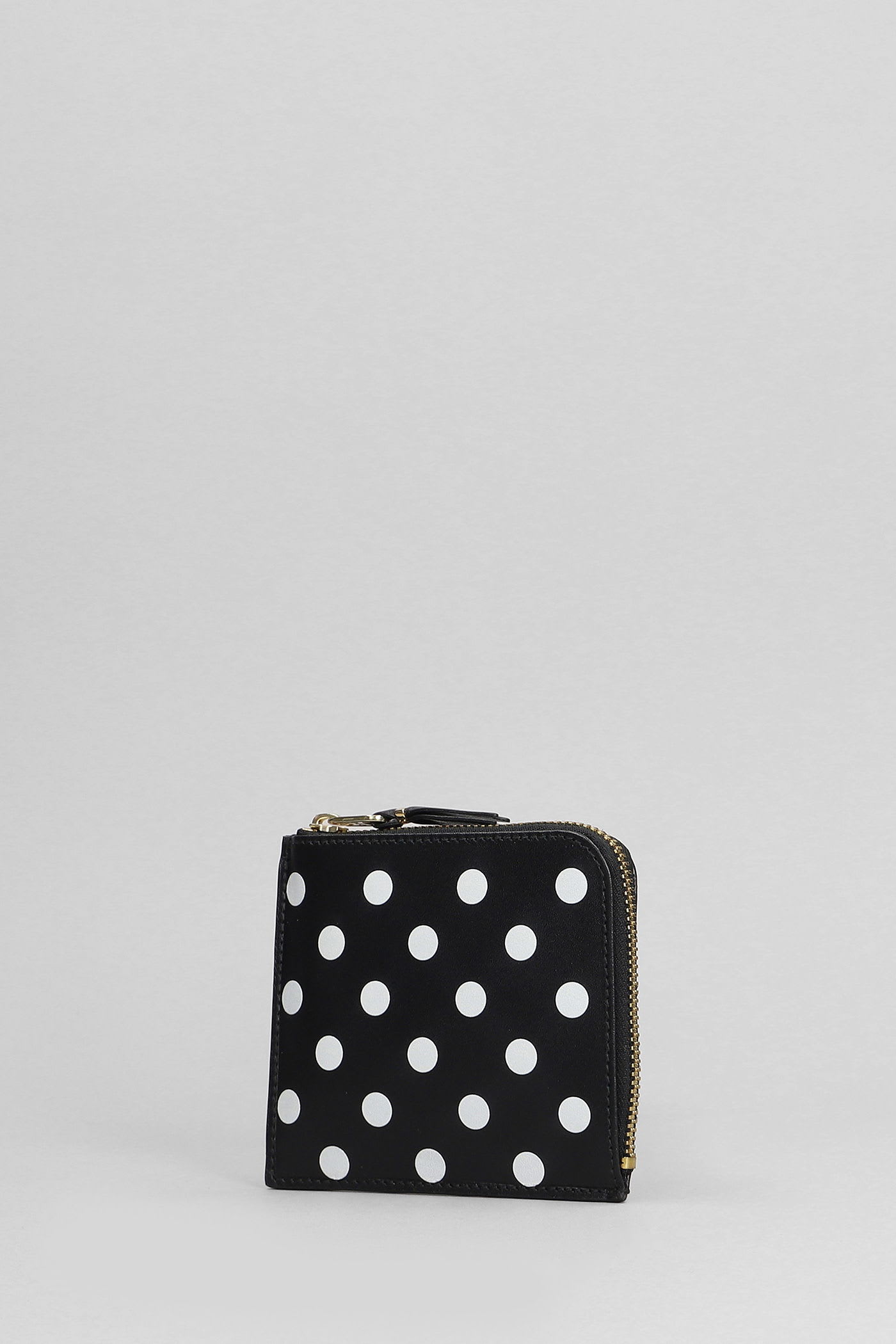 Comme Des Garçons Wallet In Black Leather In Black