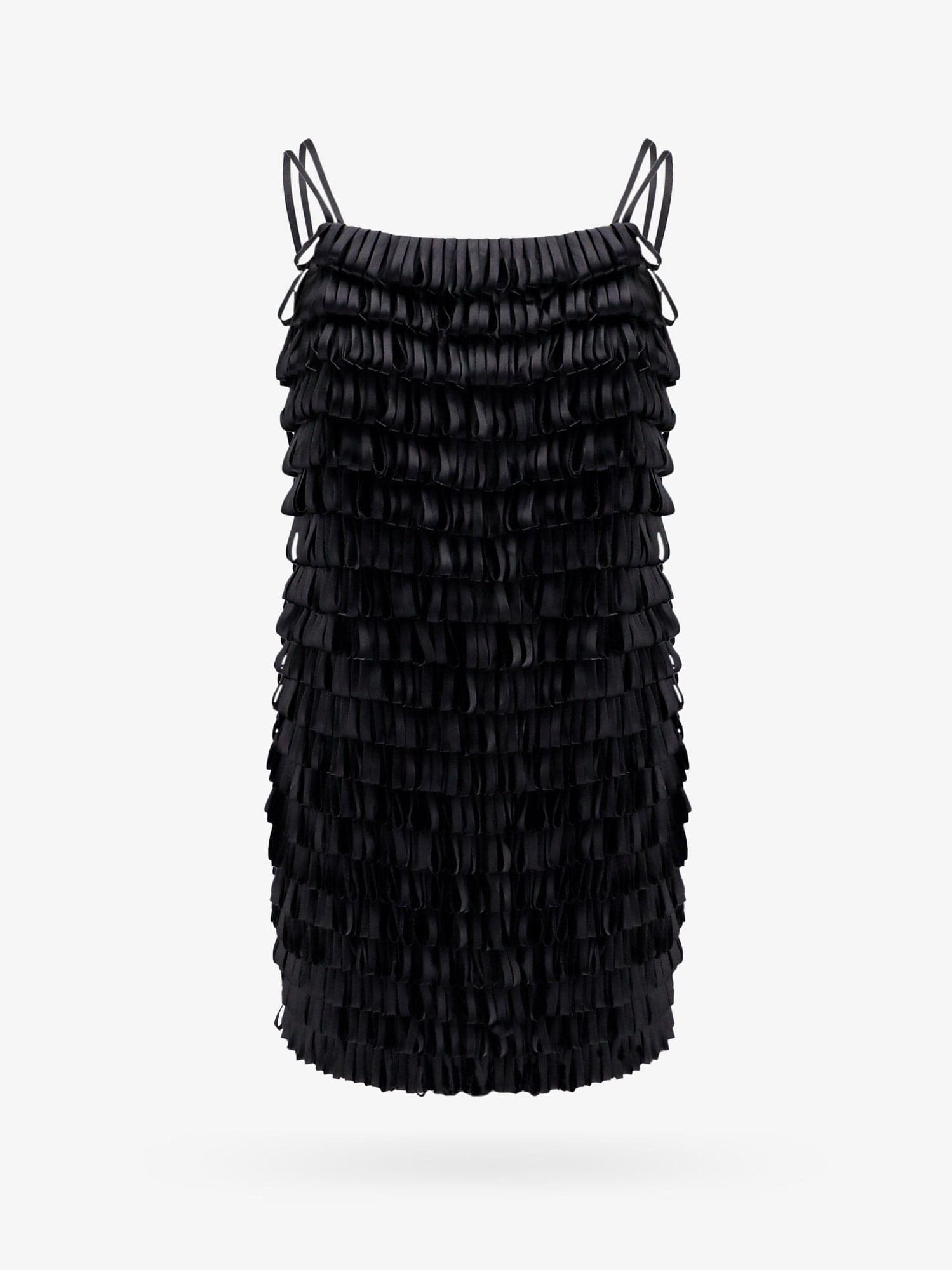 Max Mara Women Stretch Cady Mini Dress In Black