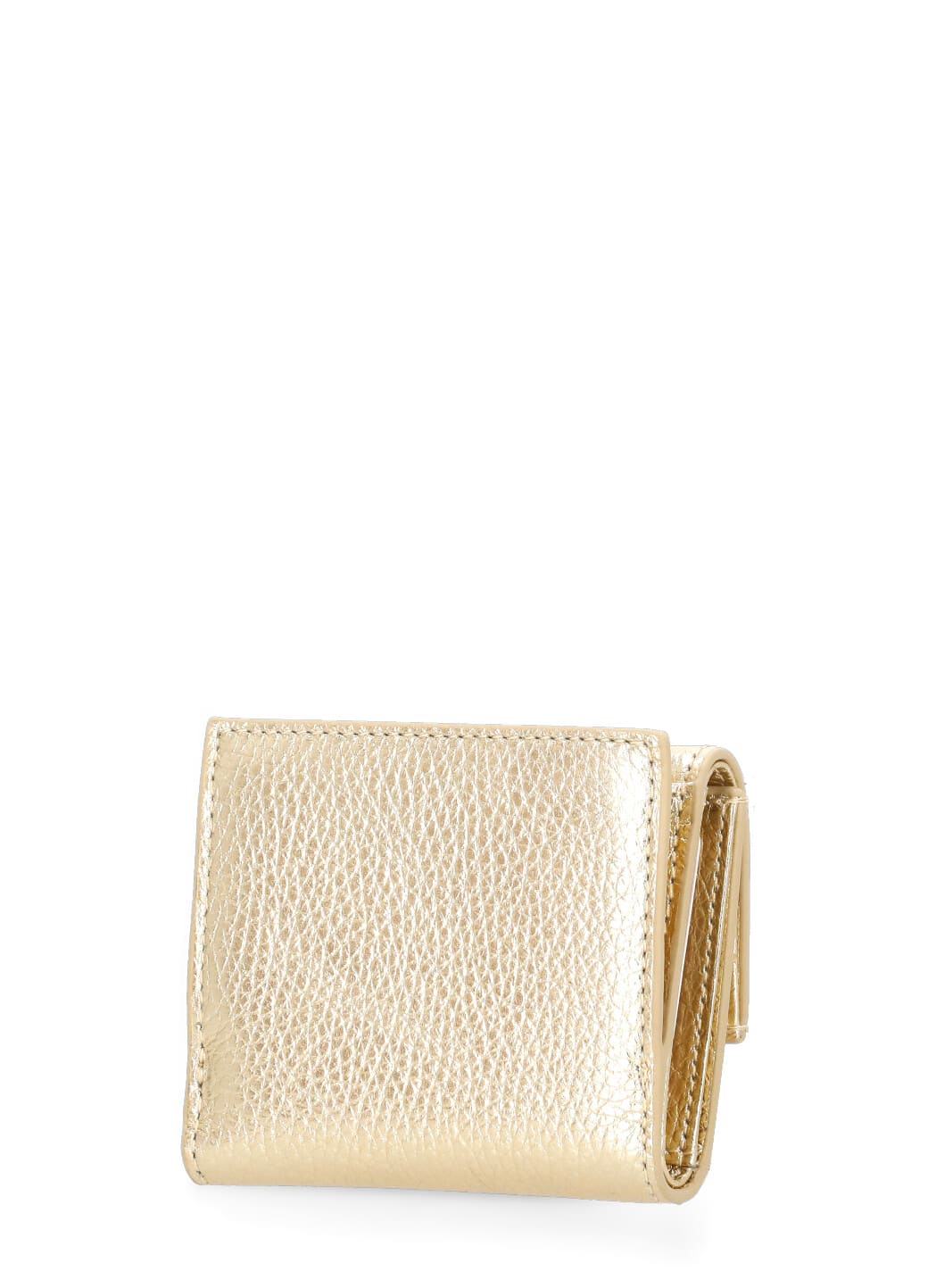 Coccinelle Metallic Soft Wallet In Neutral