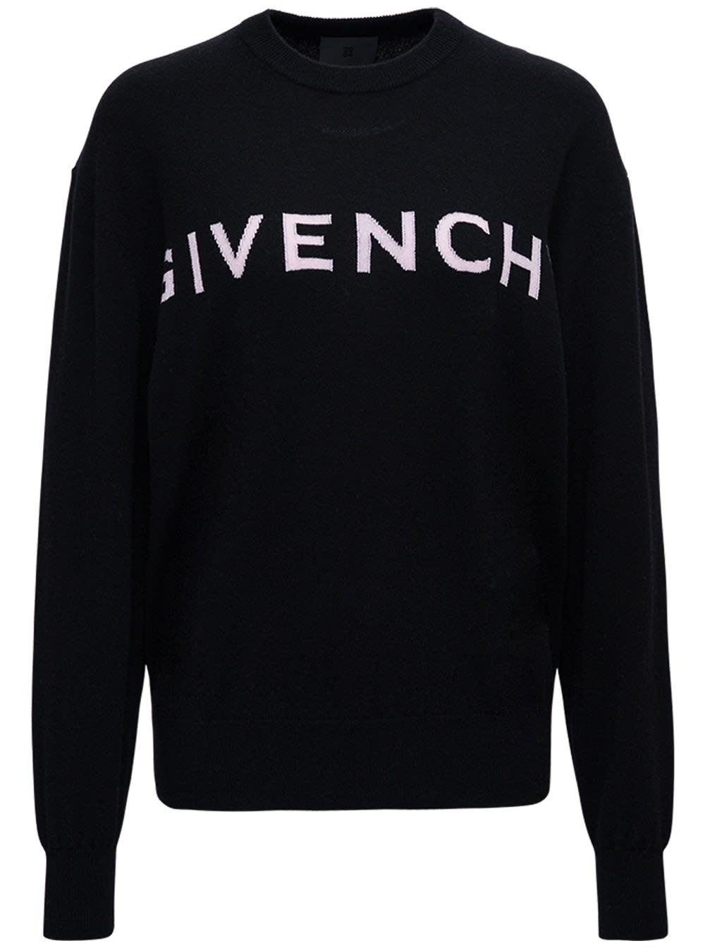 Givenchy Black Cashmere Sweater With Logo