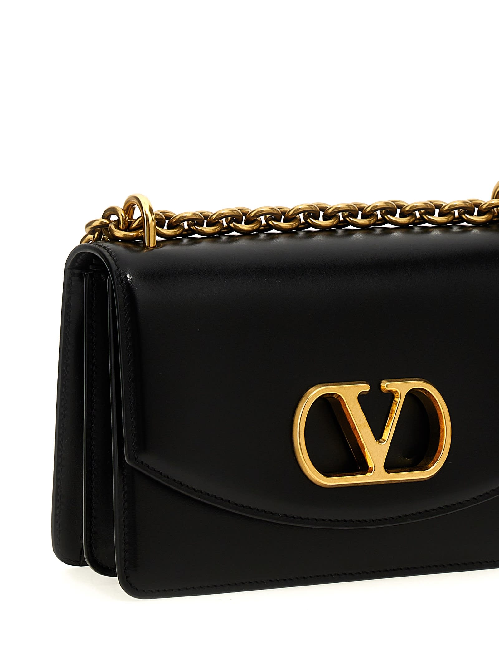 Valentino Borsa A Spalla Small In Black