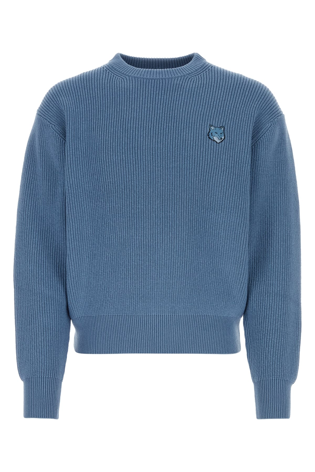 Shop Maison Kitsuné Maglione In Hamptonblue