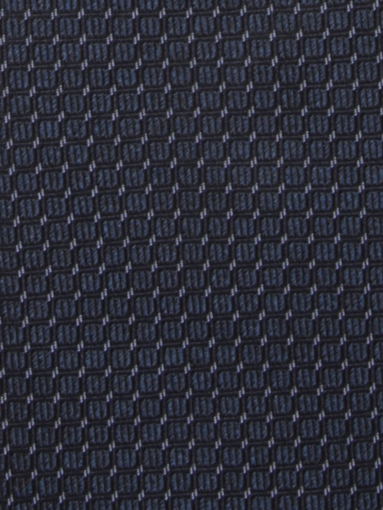 Shop Canali Blue Silk Micro-pattern Tie