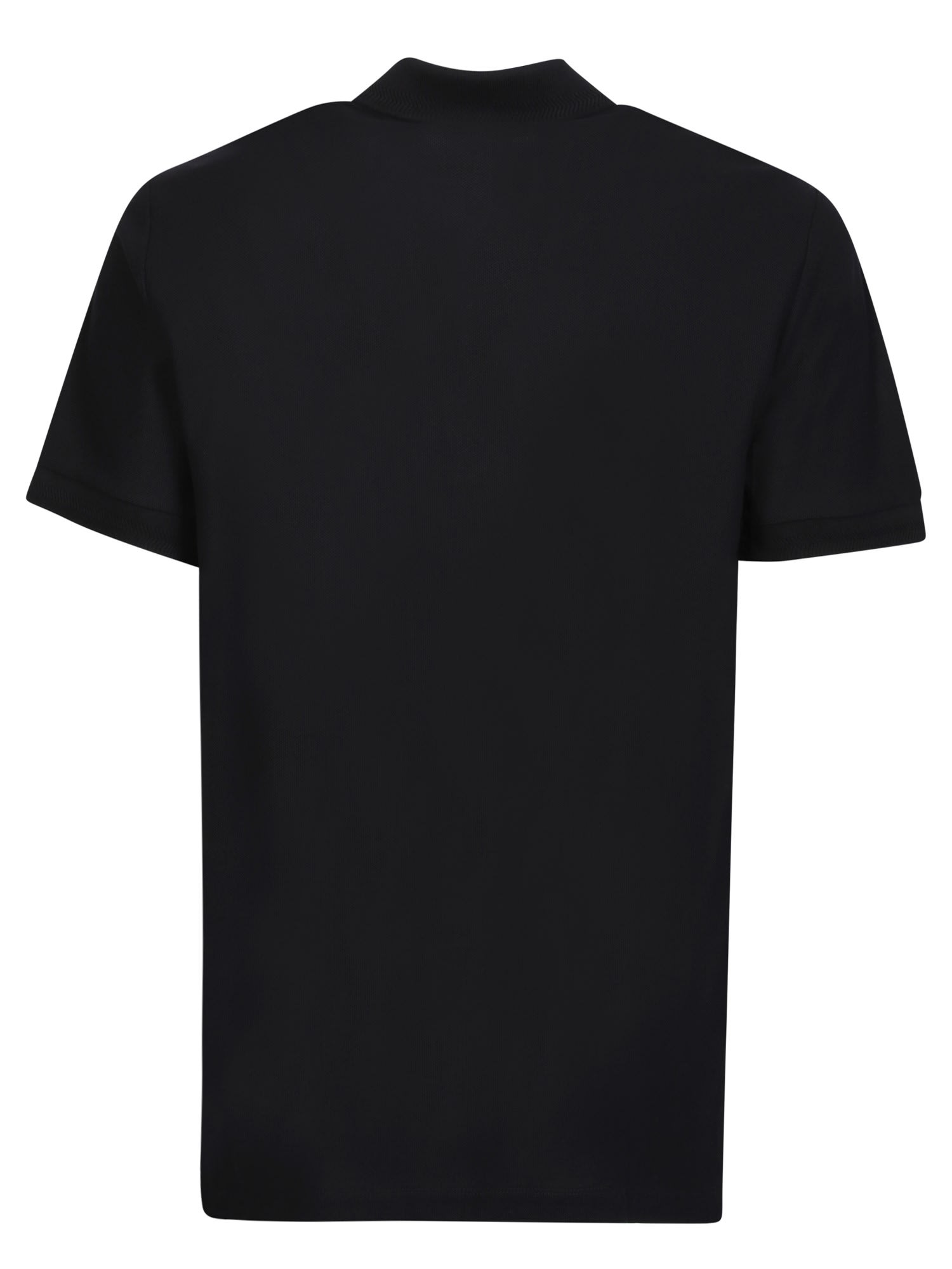 Shop Burberry Tb Monogram Polo In Black