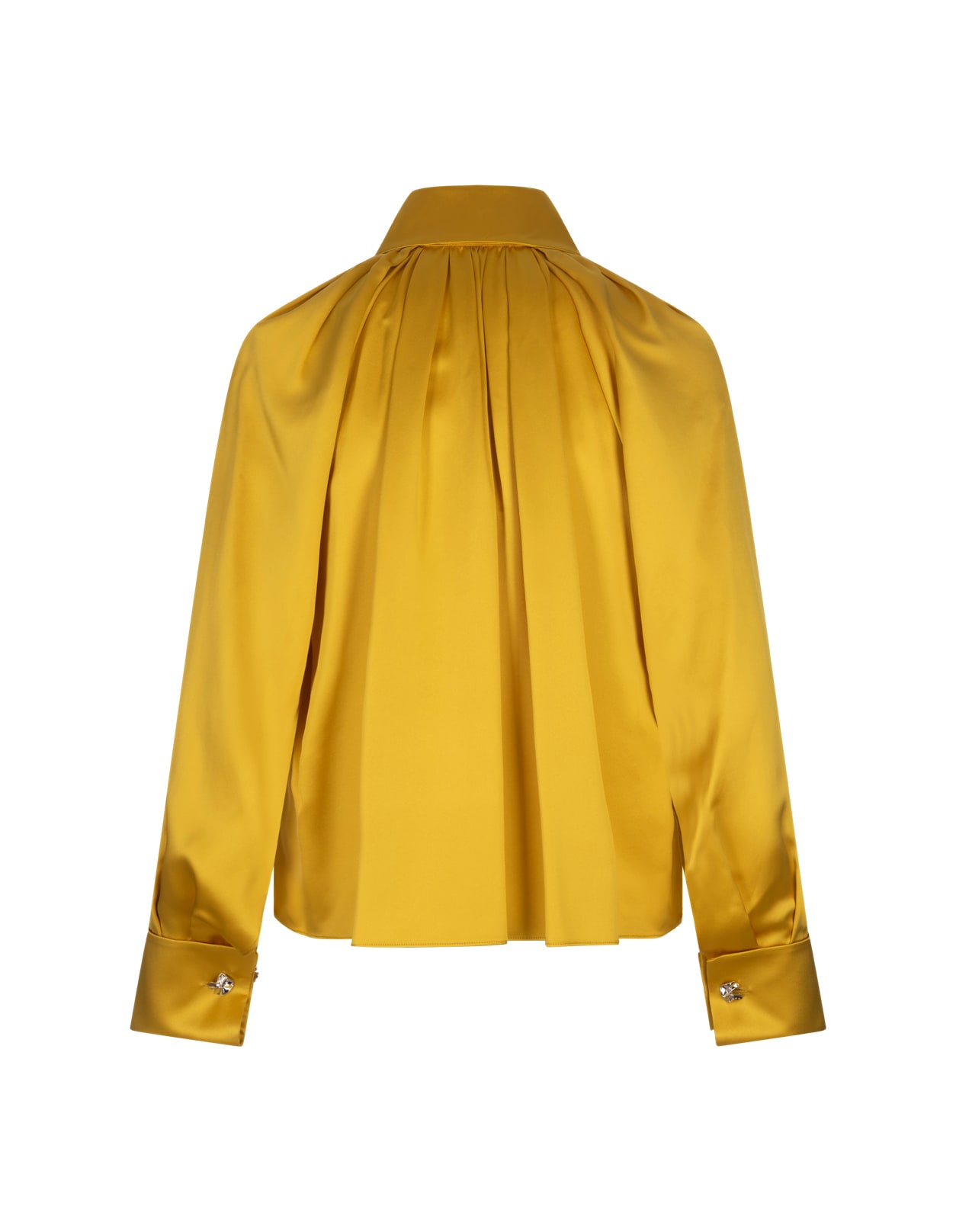 Max Mara Yellow Salice Shirt In Yellow