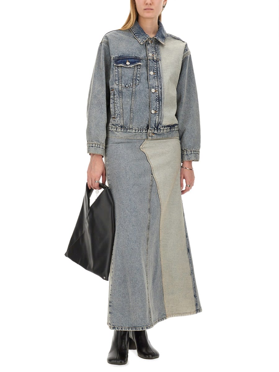 Shop Mm6 Maison Margiela Denim Jacket