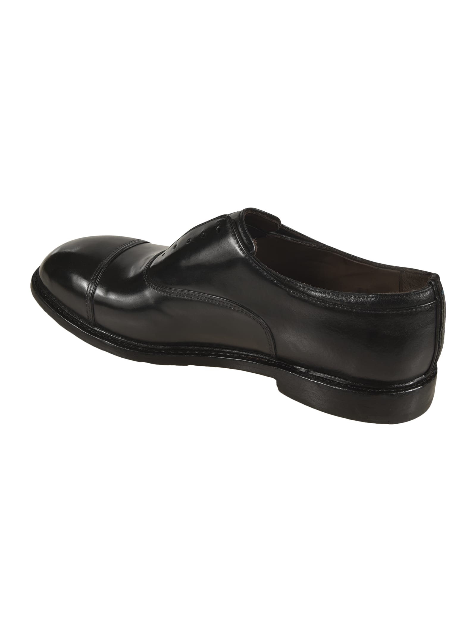 Premiata Lace-up Leather Derby Shoes In Black