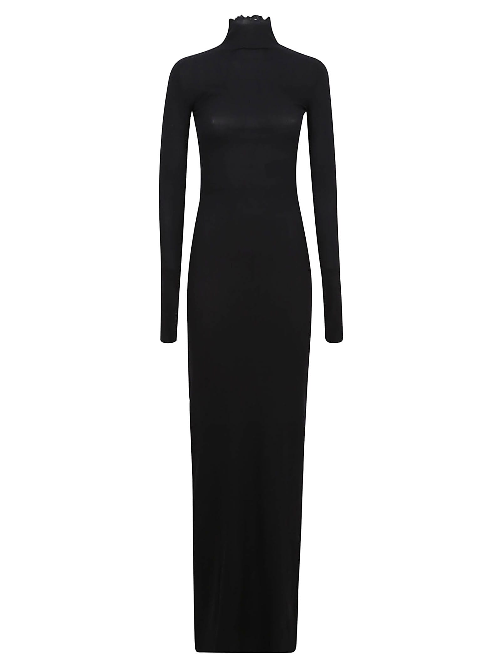 Shop Balenciaga Cover Dress In Black
