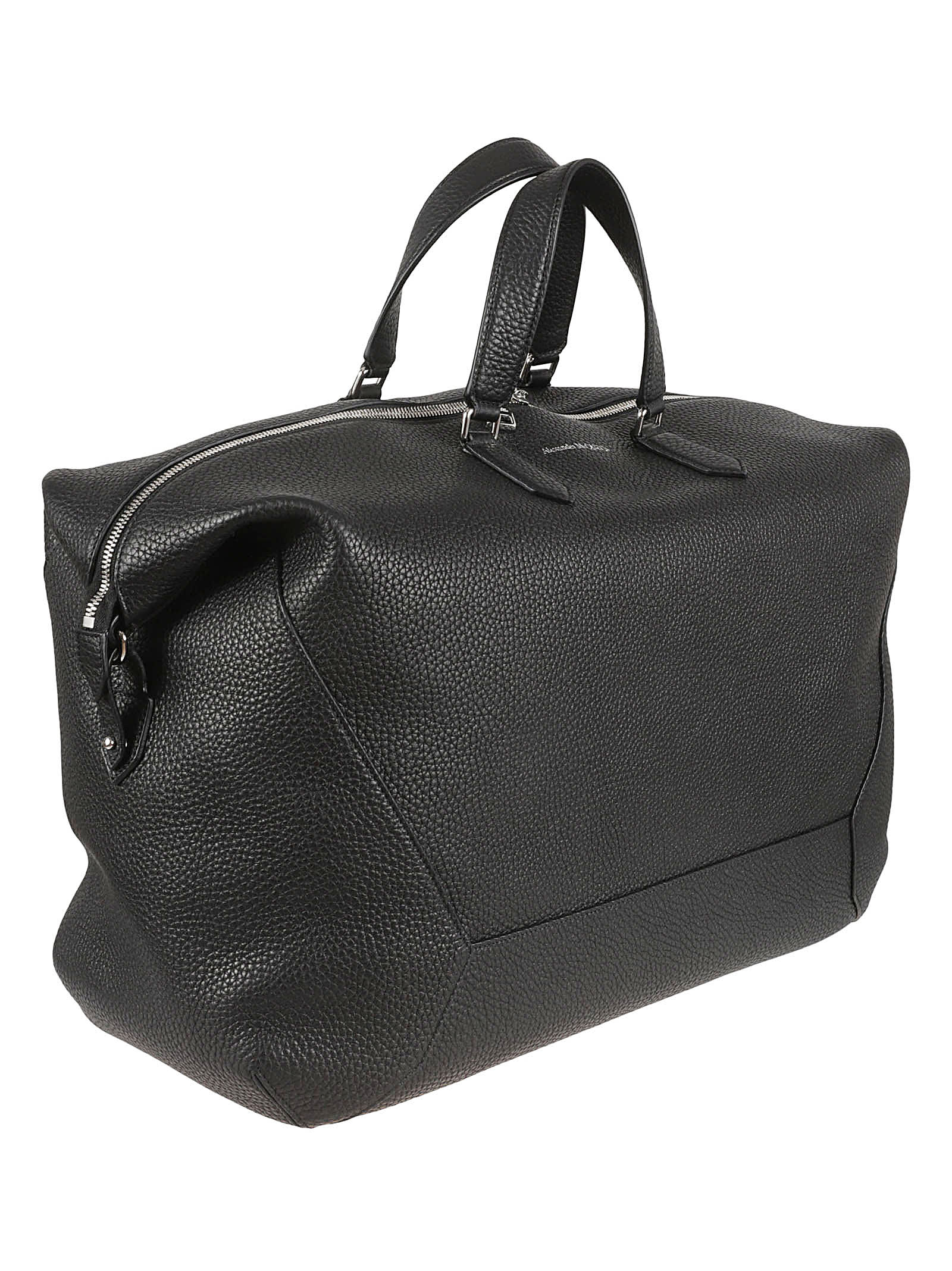 Shop Alexander Mcqueen The Edge Duffle Bag In Black