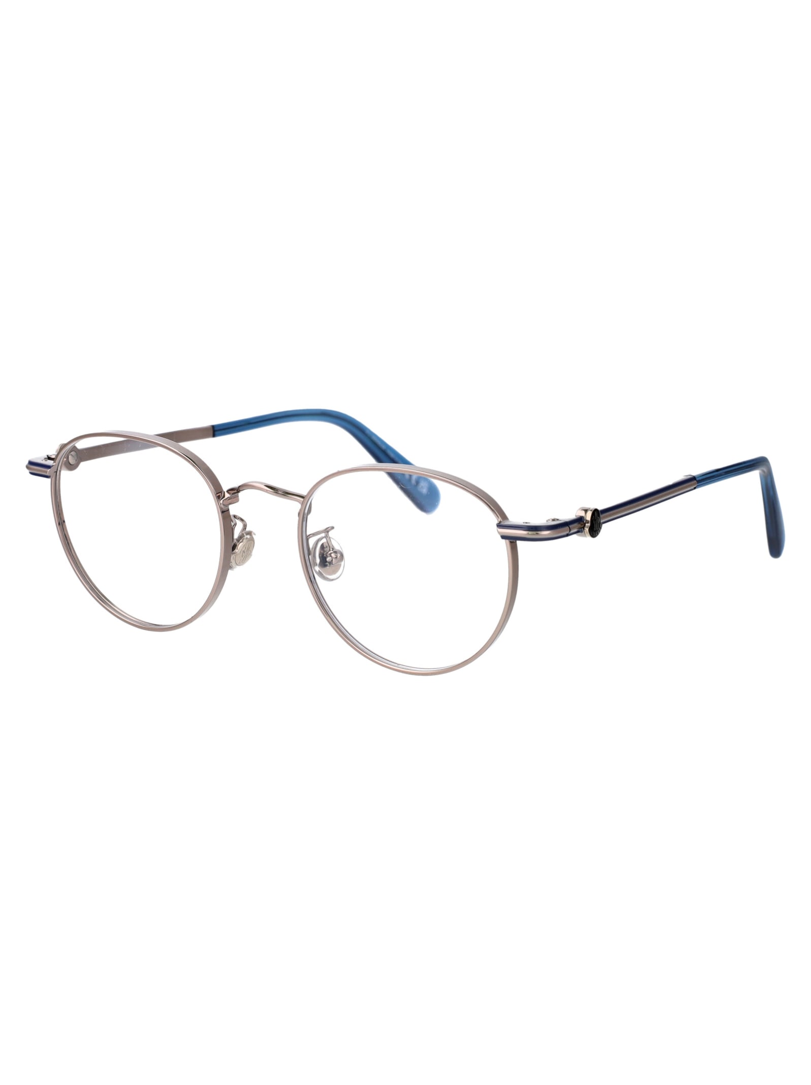 Moncler Ml5204 Glasses In 014 Rutenio Chiaro Lucido