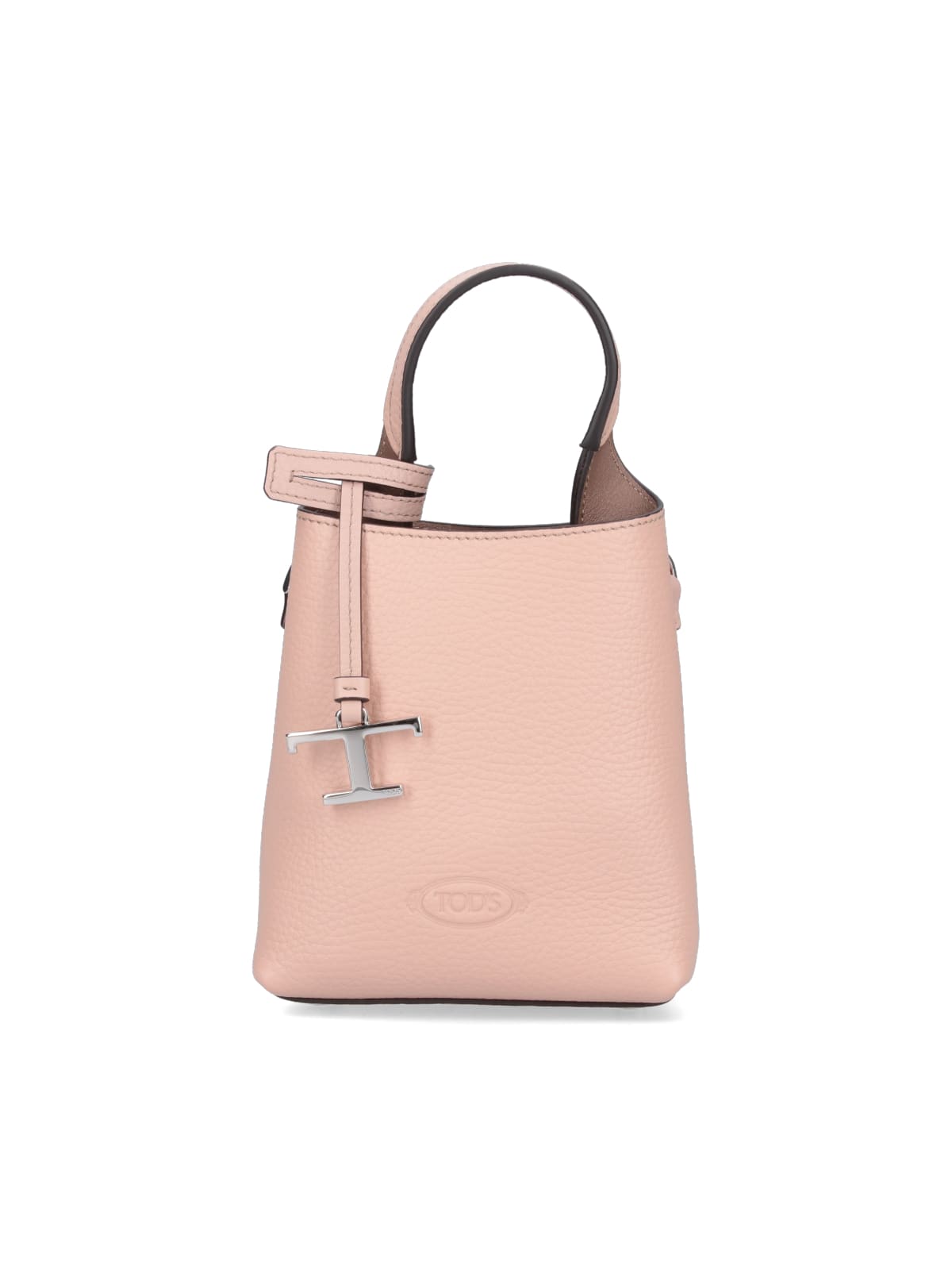 Shop Tod's Micro Logo Bag In Pink