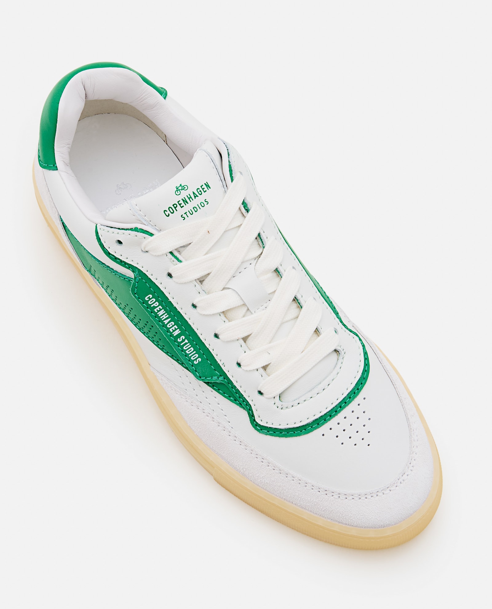 Copenhagen Leather Low-top Sneakers In White