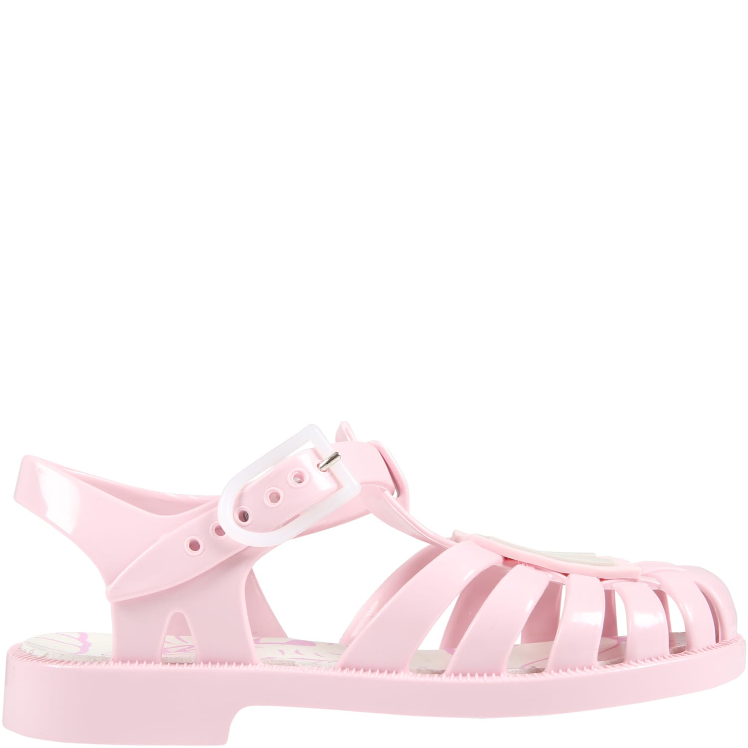 Kenzo Kids Pink Sandals For Girl