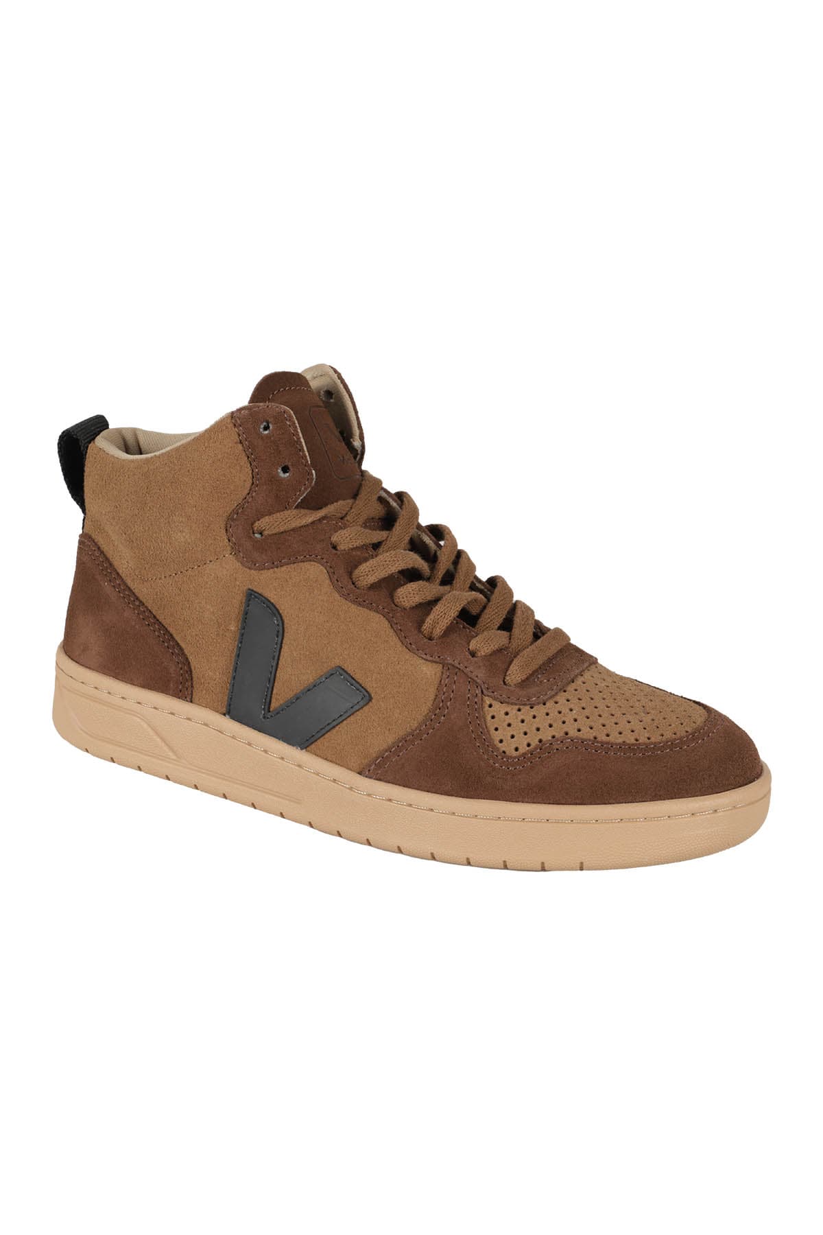 Shop Veja V-15 In Brown Black