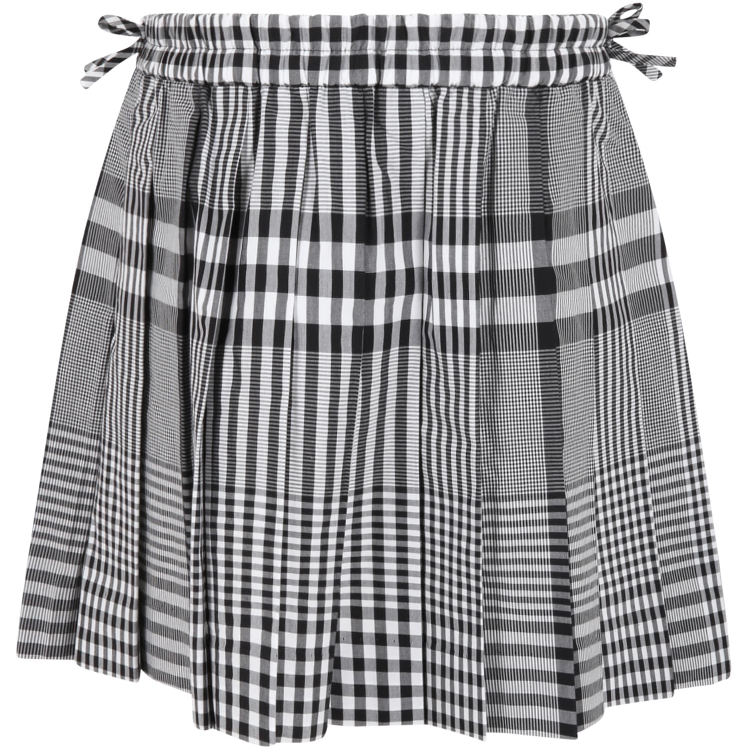 Burberry Multicolor Skirt For Girl With Iconic Check