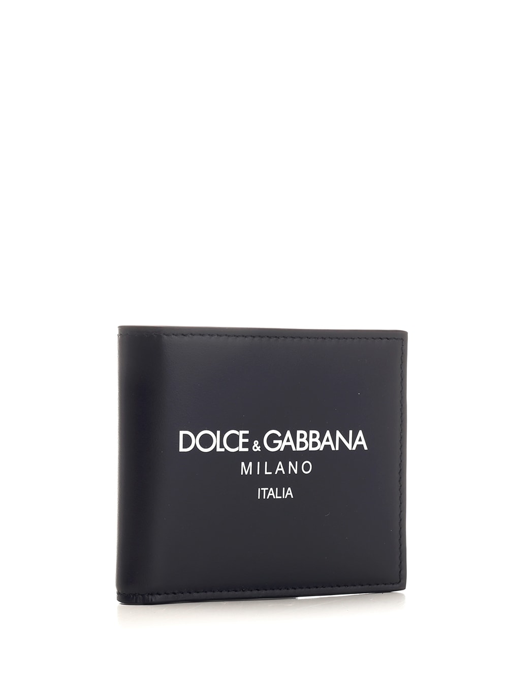 Shop Dolce & Gabbana Blue Calfskin Wallet