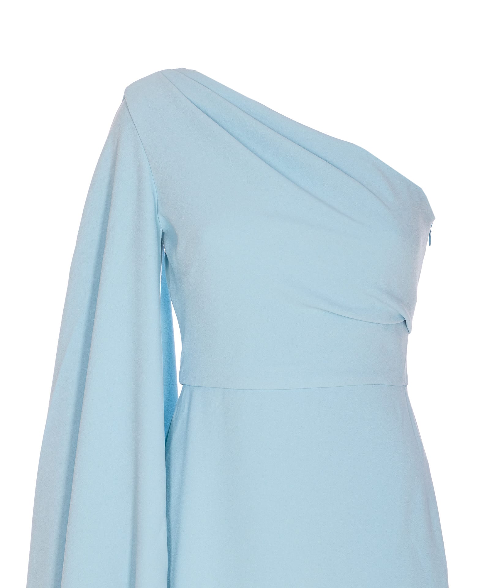 Solace London Yazmin Midi Dress In Blue