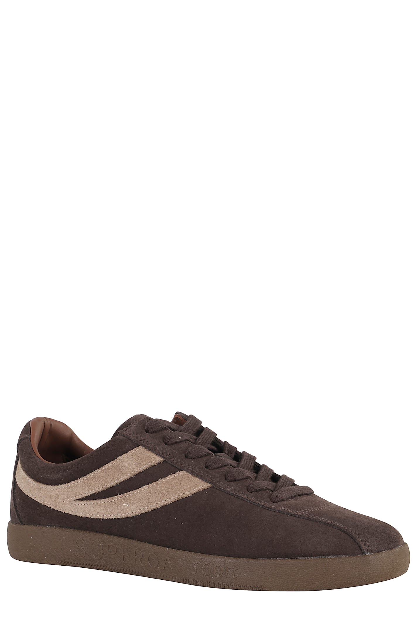 Superga 1960 Capri Suede Stripe Sneakers In Brown