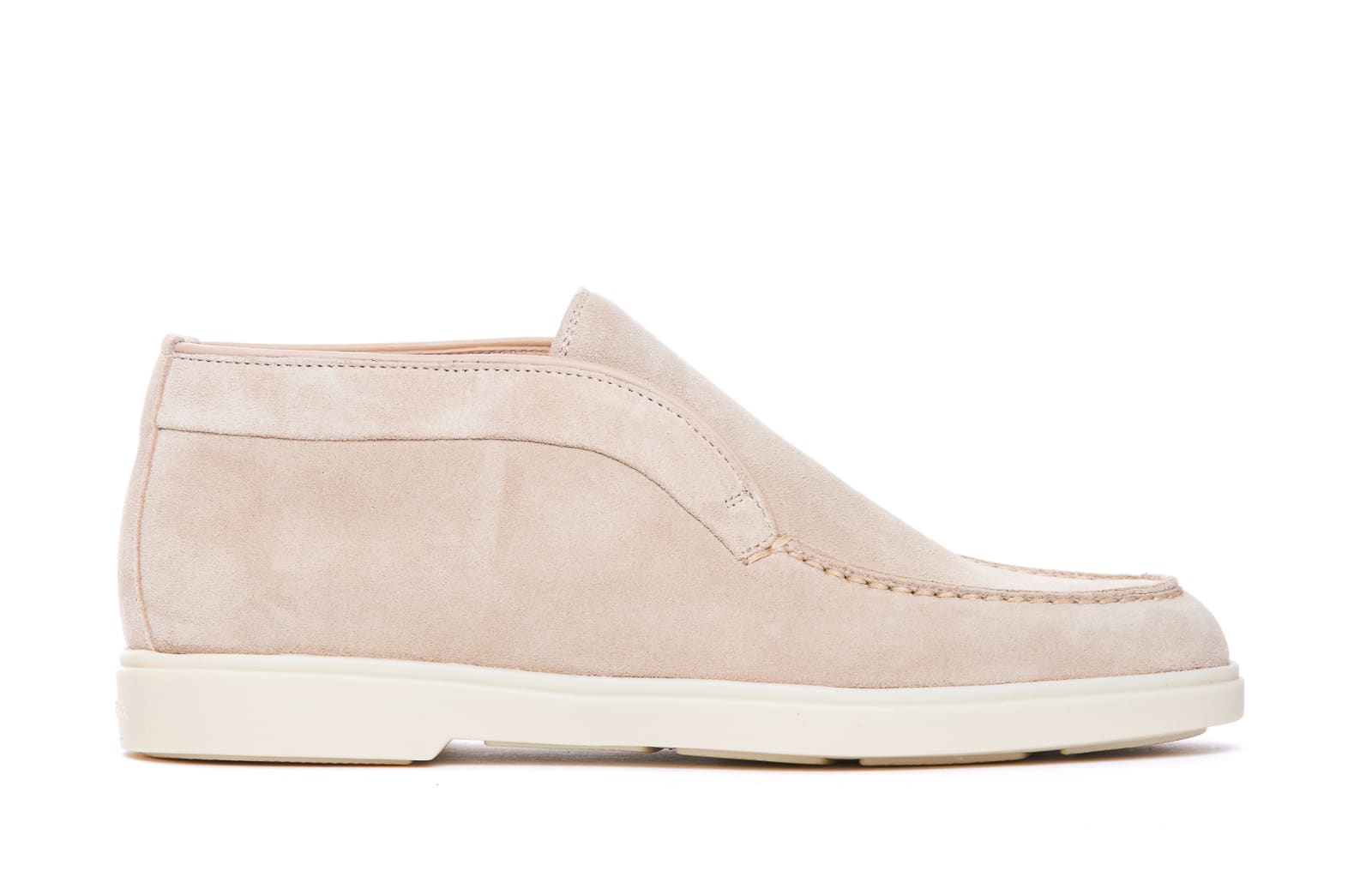 Shop Santoni Desert Ankle Boots In Pink