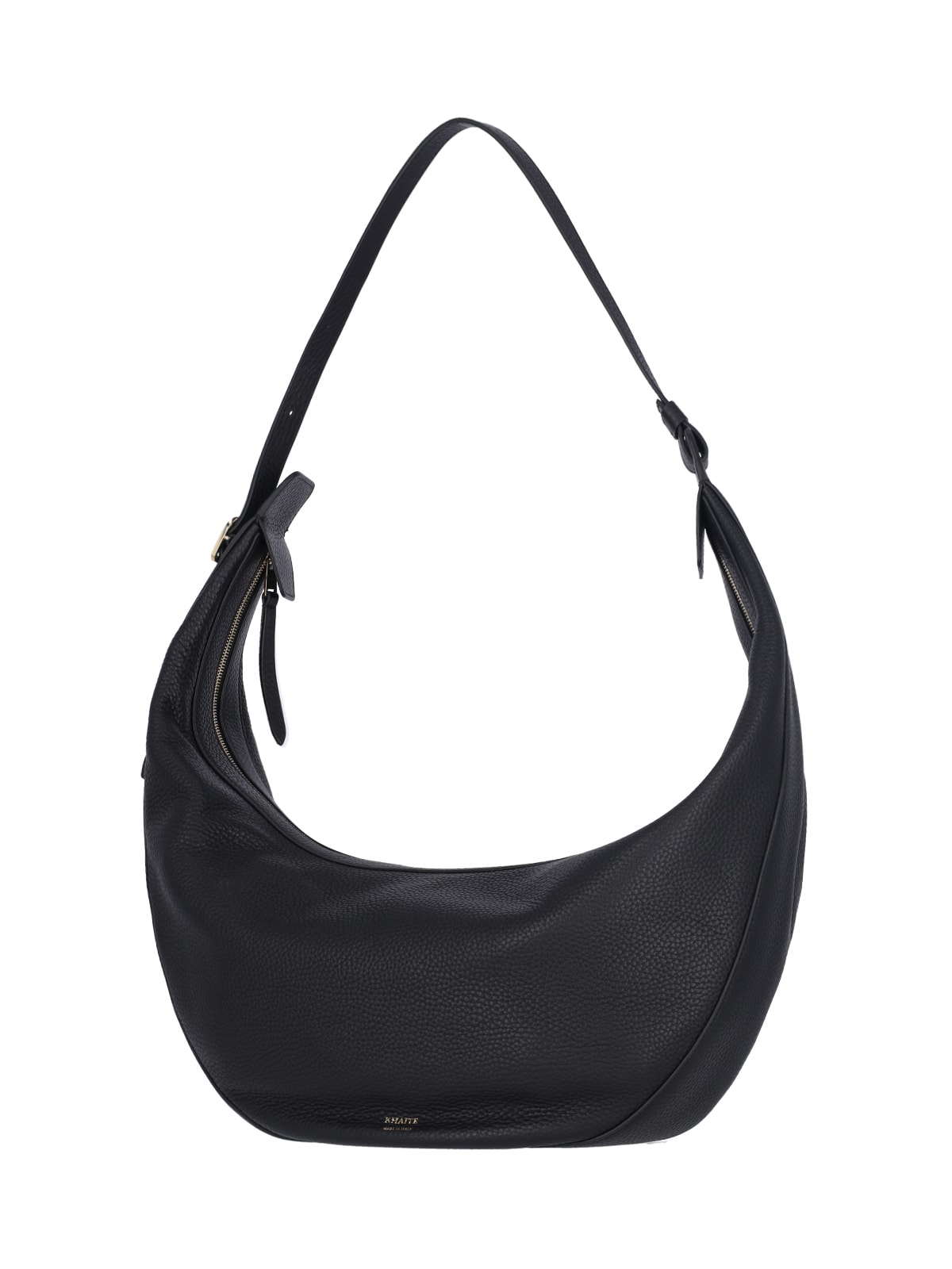 Khaite 'augustina Hobo' Shoulder Bag In Black