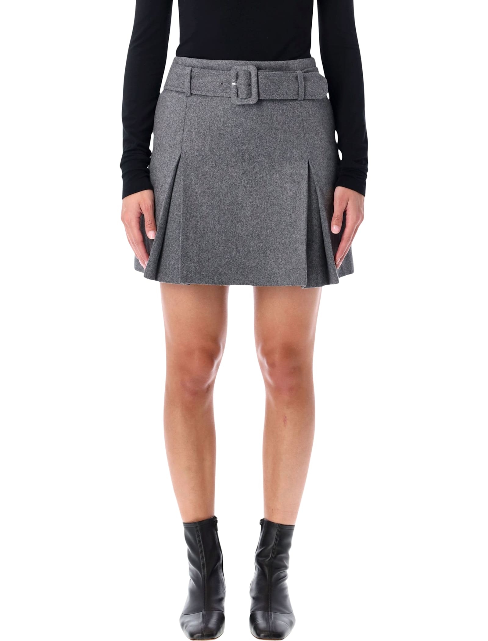 A. p.c. Cecile Wool Mini Skirt