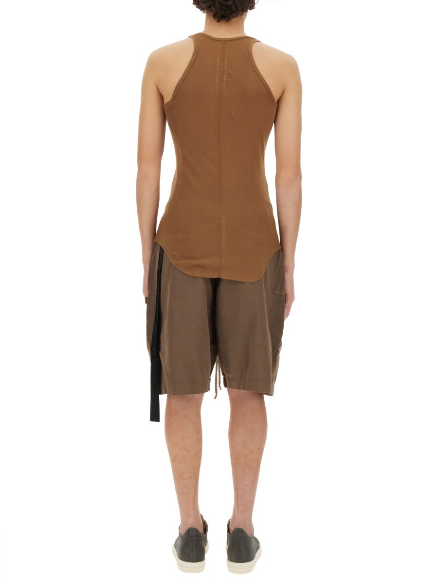 Shop Drkshdw Cotton Tank Top In Brown