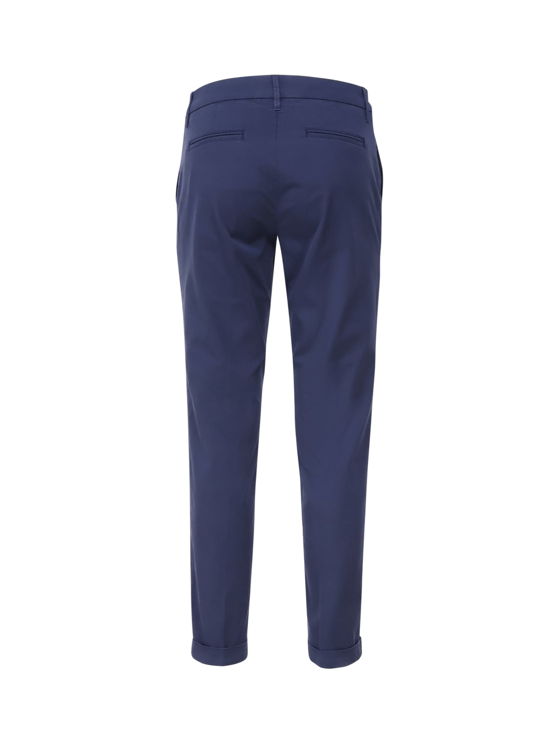 Shop Fay Chino Trousers In Cotton In Blue