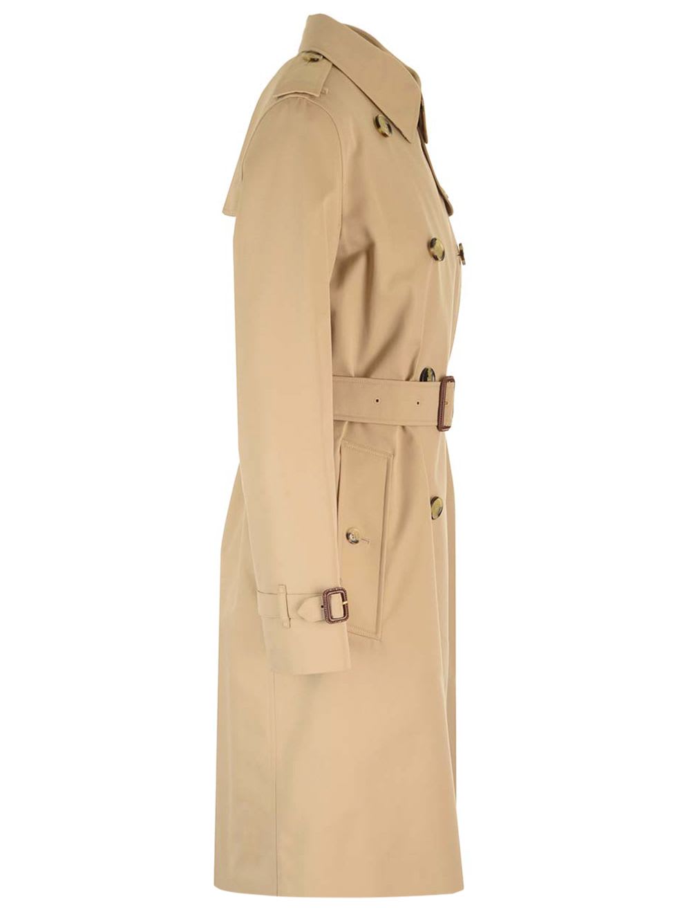 Shop Burberry Chelsea Classic Trench Coat In Beige