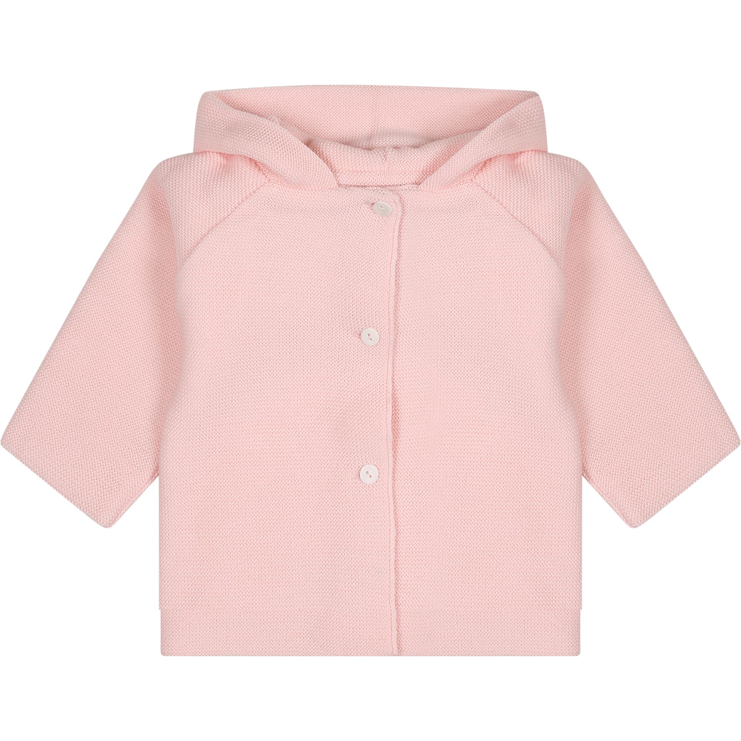 Little Bear Pink Coat For Baby Girl