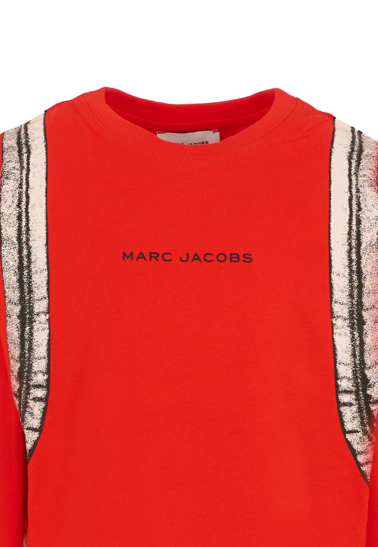 Marc Jacobs Red T-shirt For Boy With Logo In Red