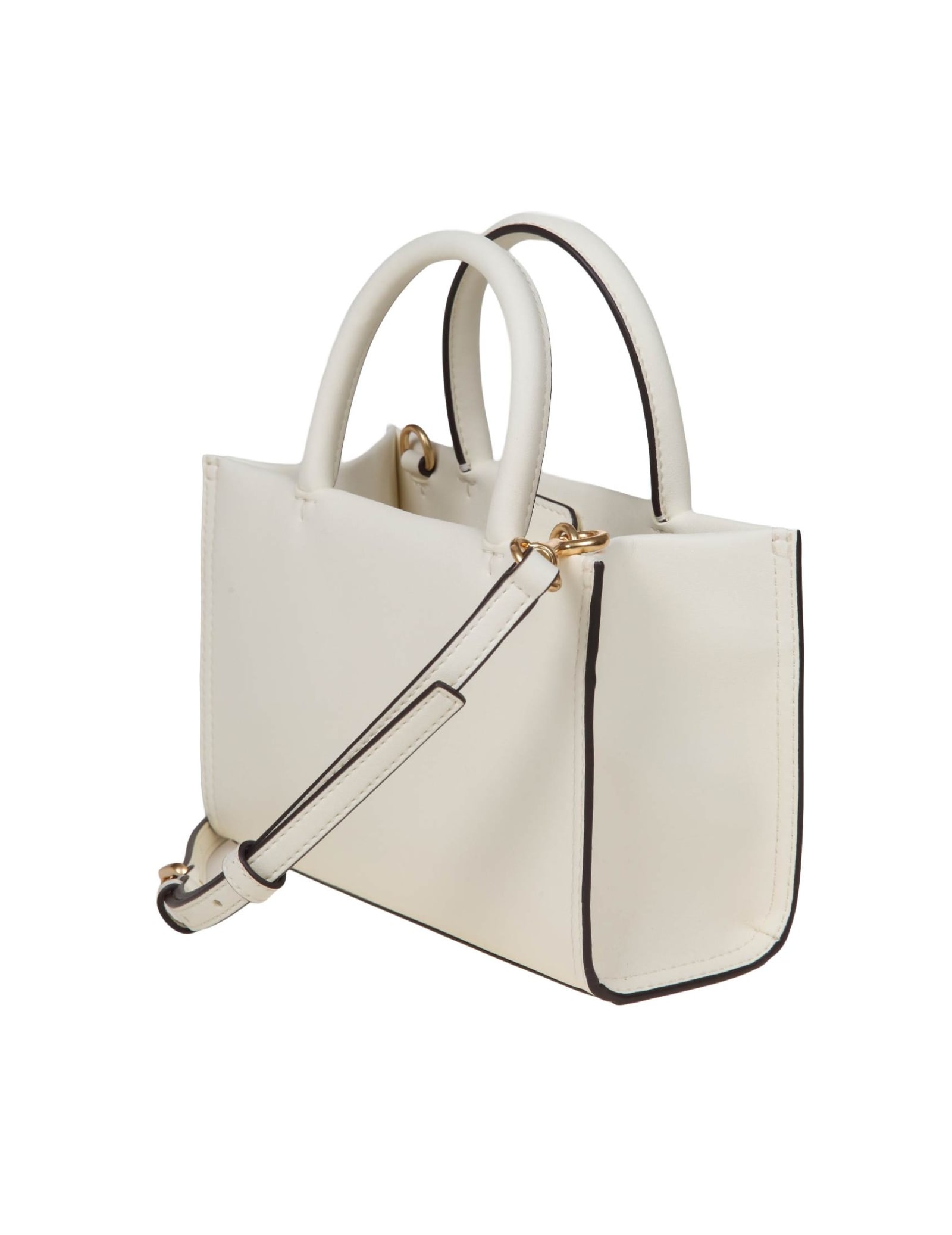 Shop Tory Burch Ella Bio Mini Tote Color White